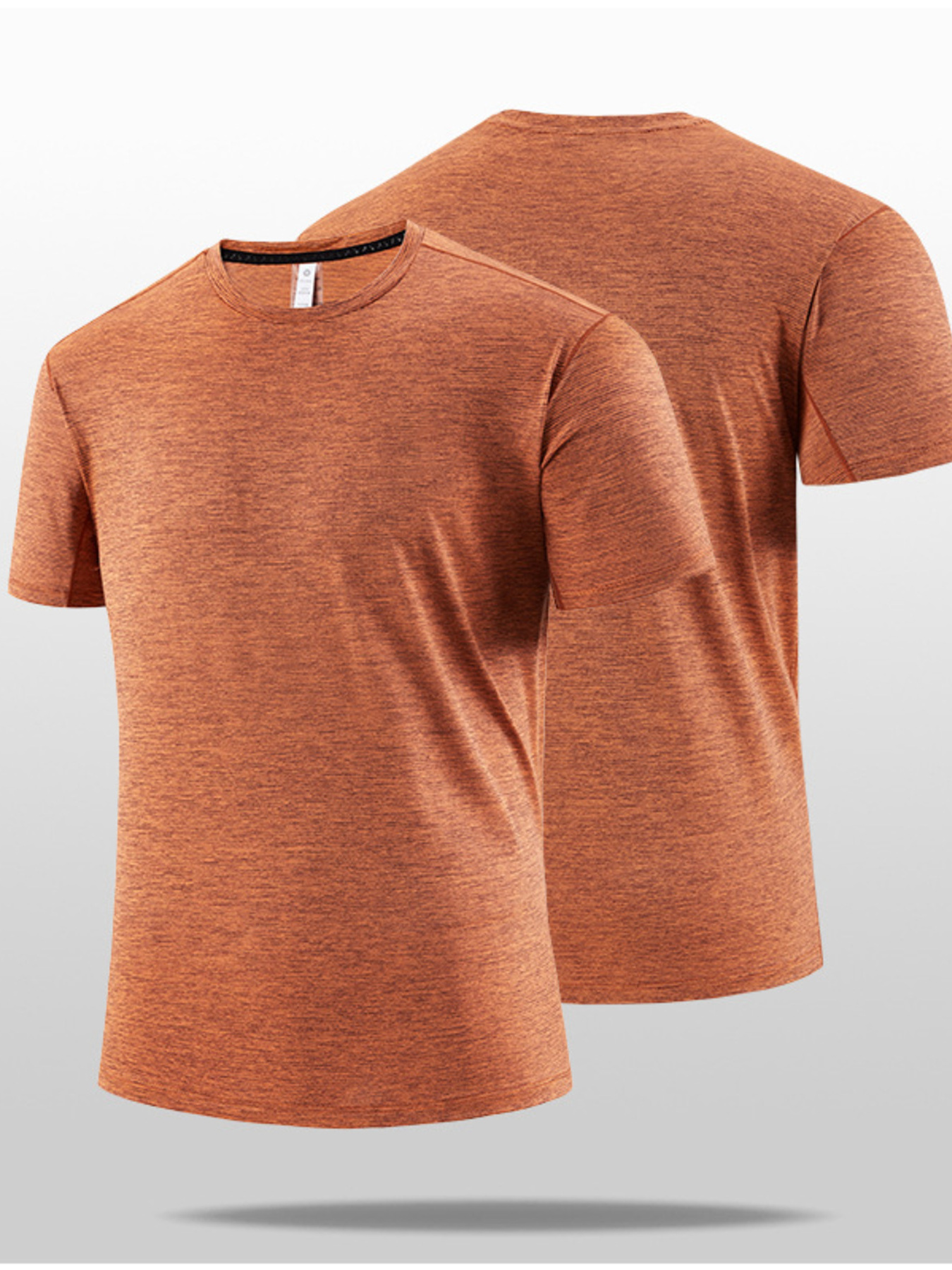 Men's Plus Size Lightweight Round Neck Short Sleeve T-Shirt