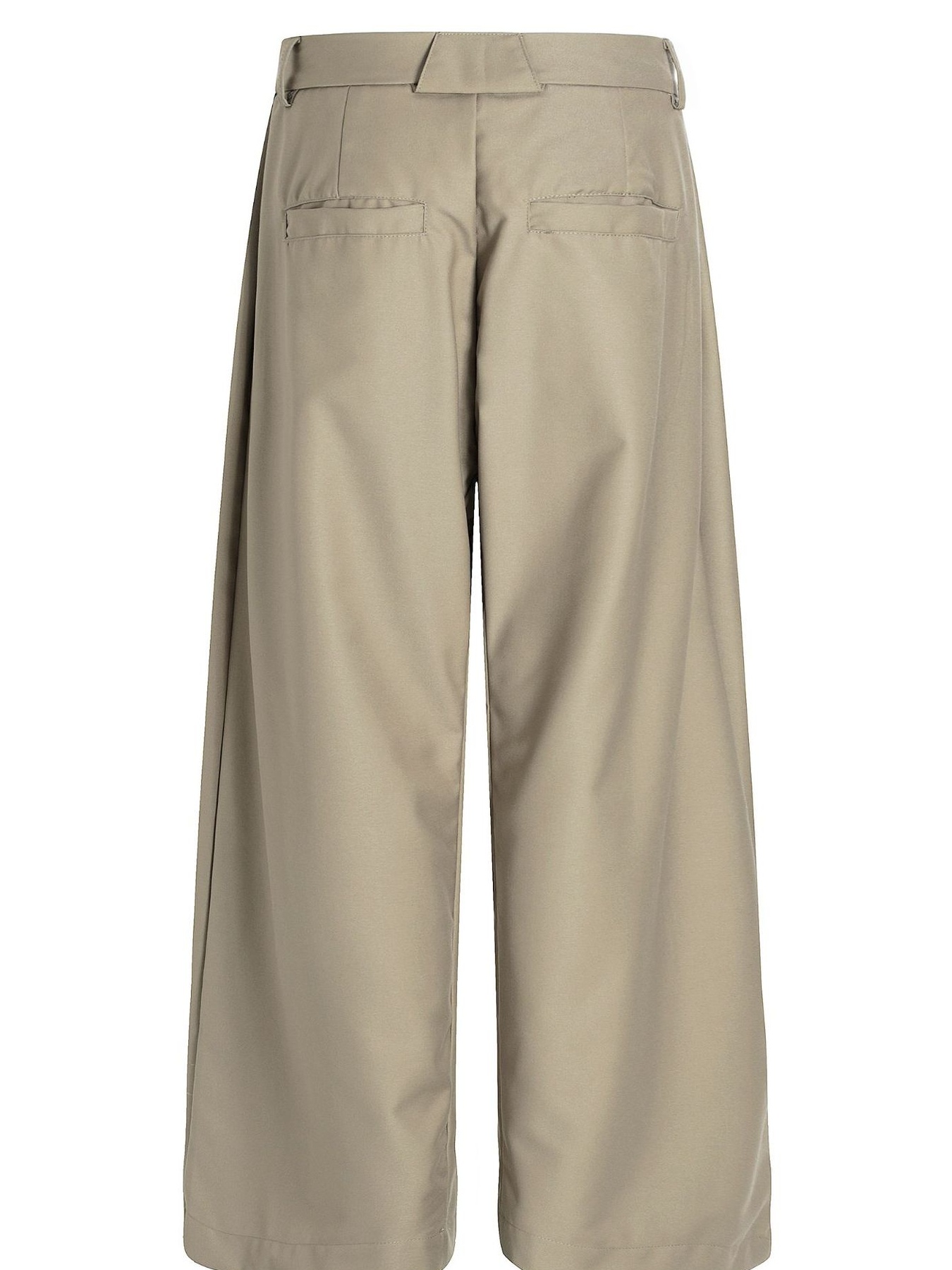 Men's Classic Wide-Leg Pleated Pants