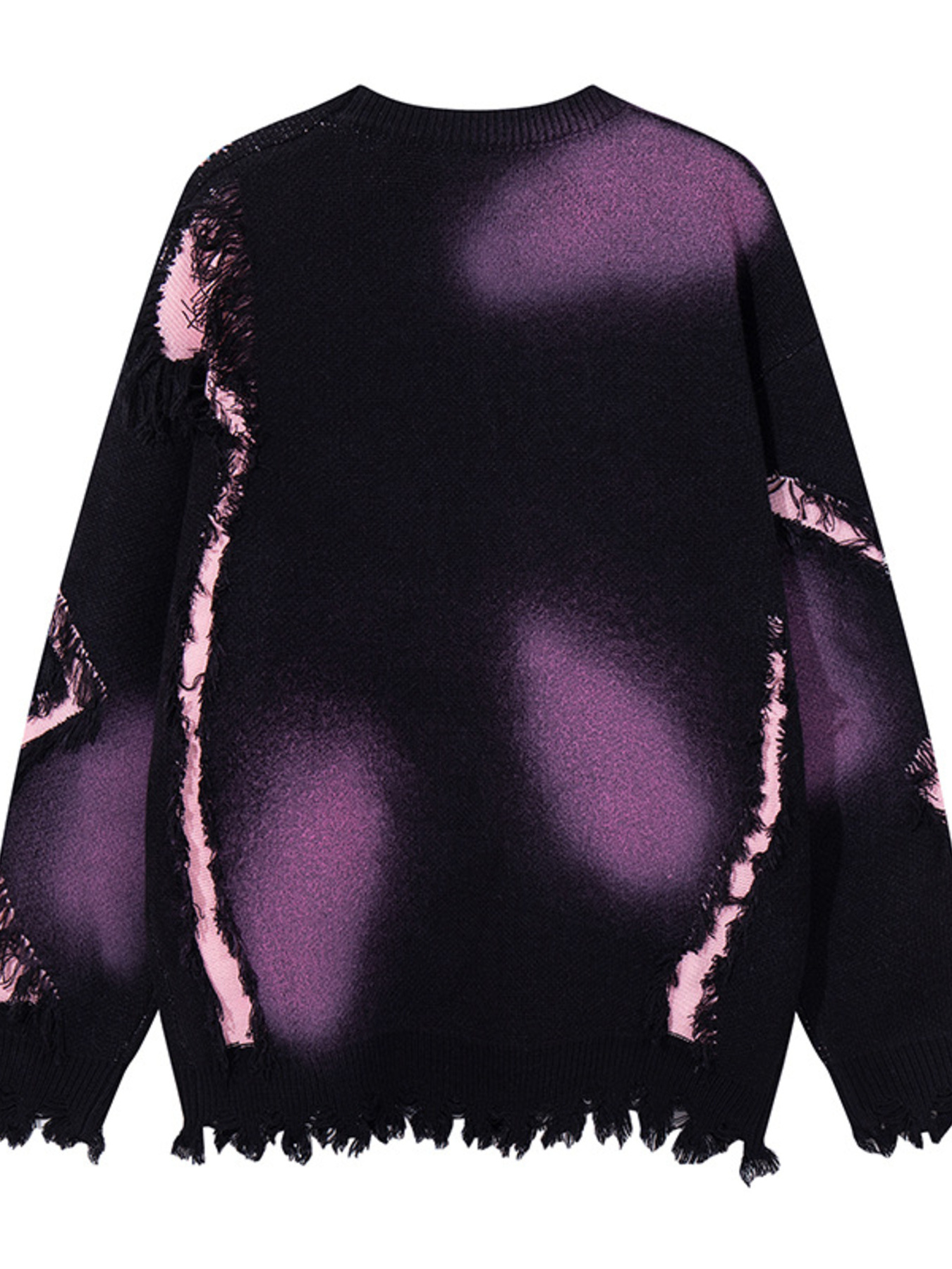 Men's Let's Rock Distressed Hem Sweater