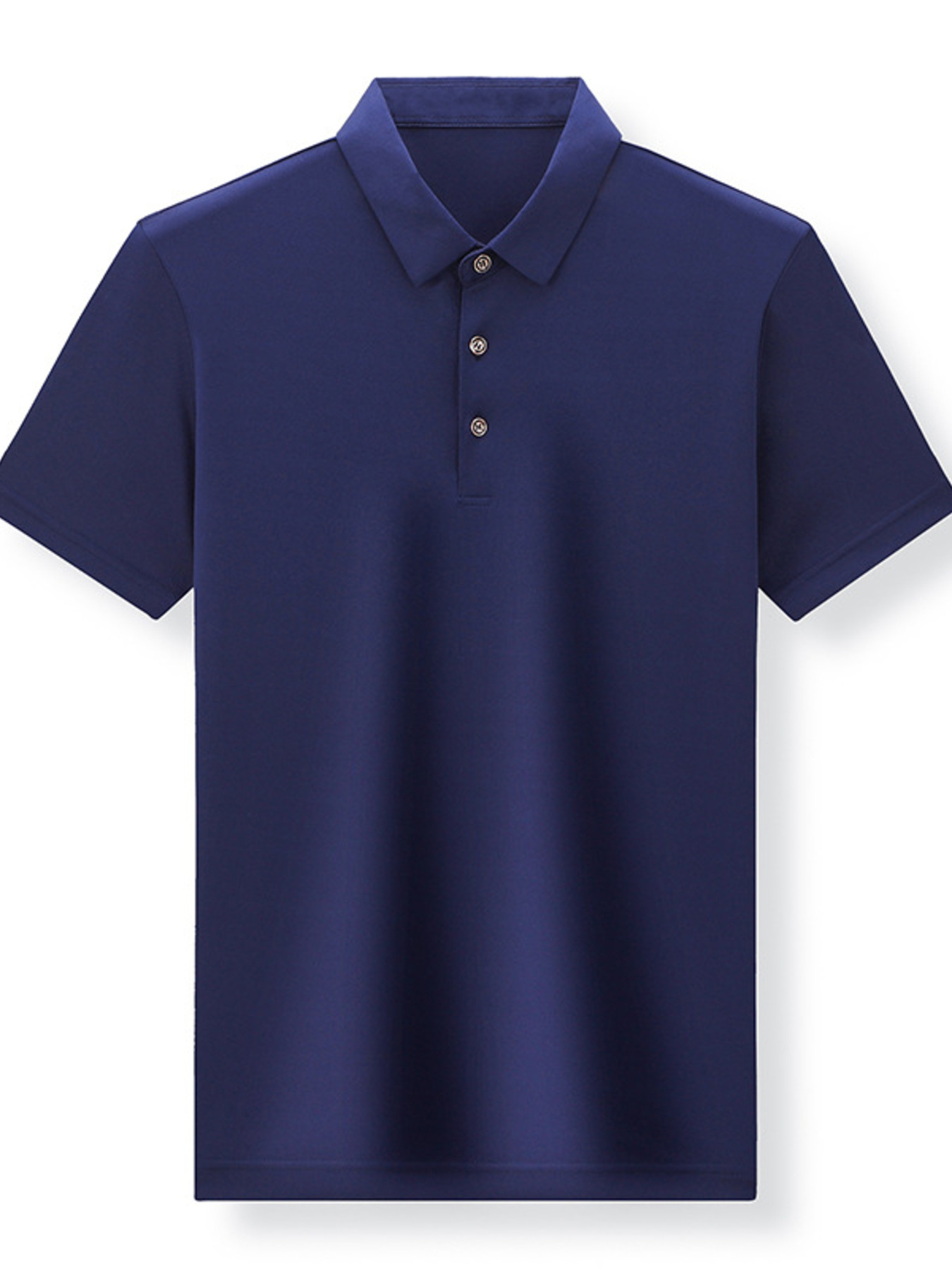 Men's Plus Size Breathable Collared Neck Polo
