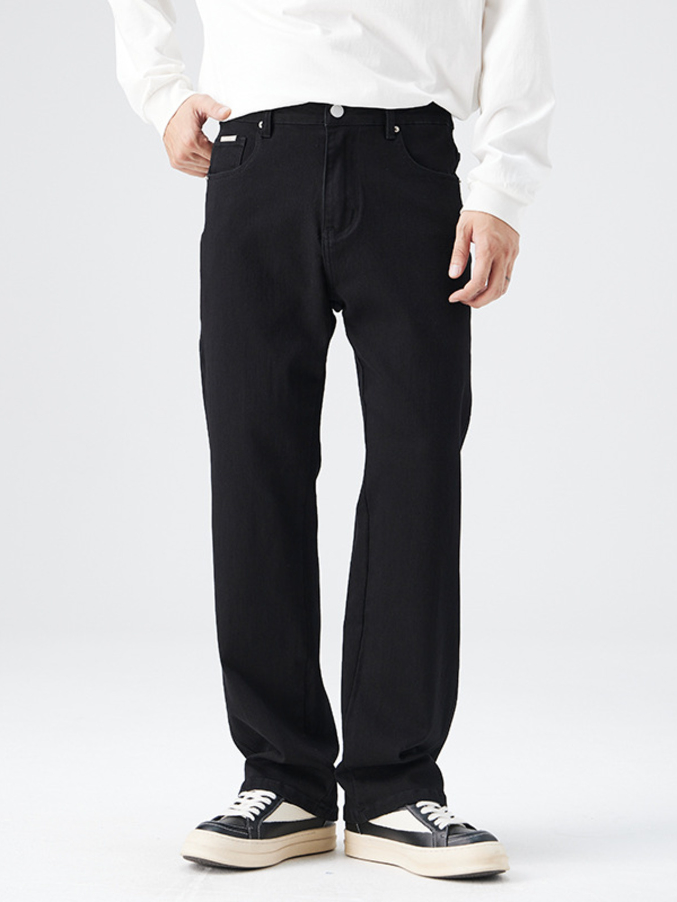 Men's Full Size Wide Leg Jeans Plus Size