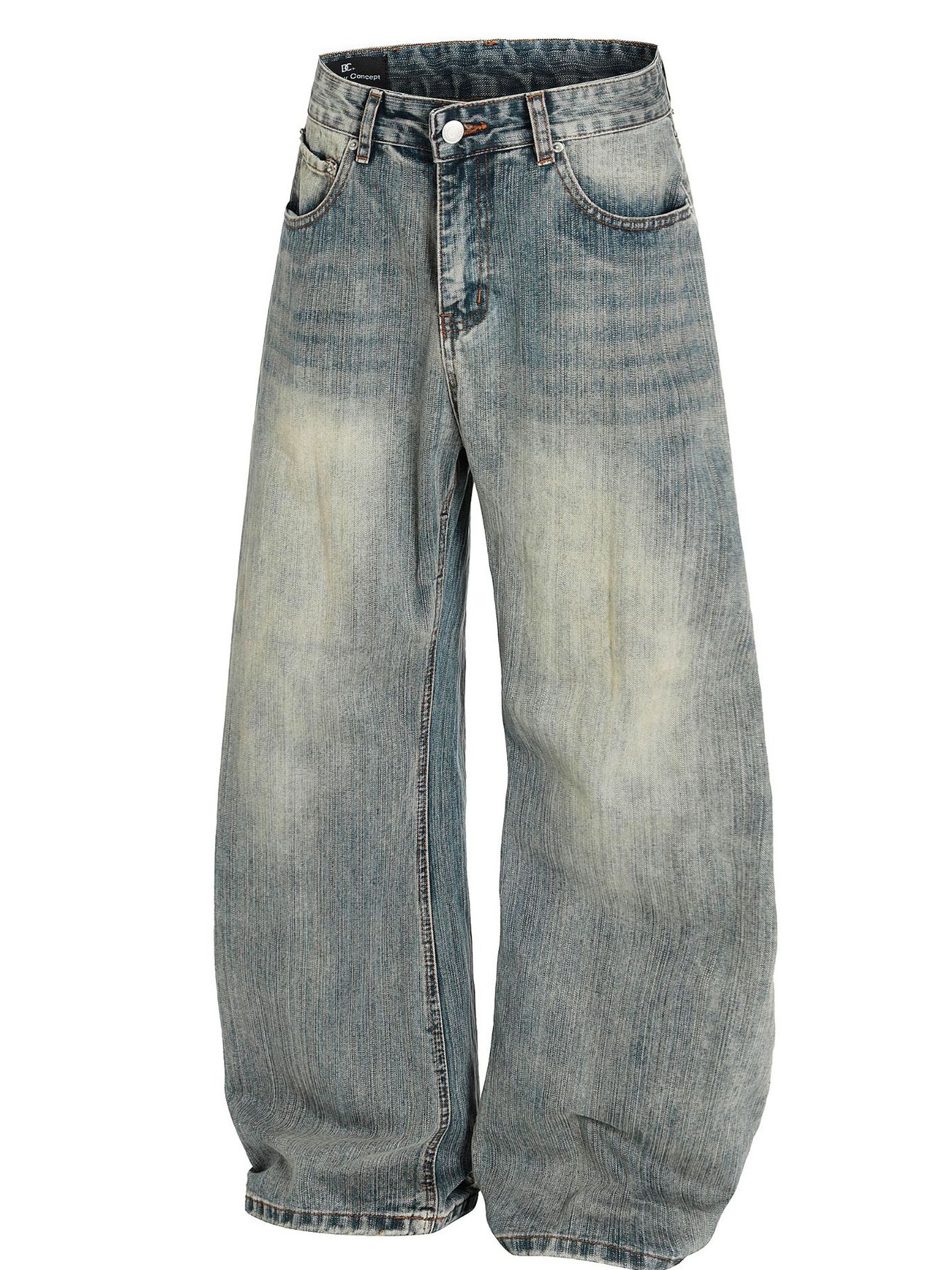 Men's Vintage Washed Baggy Jeans