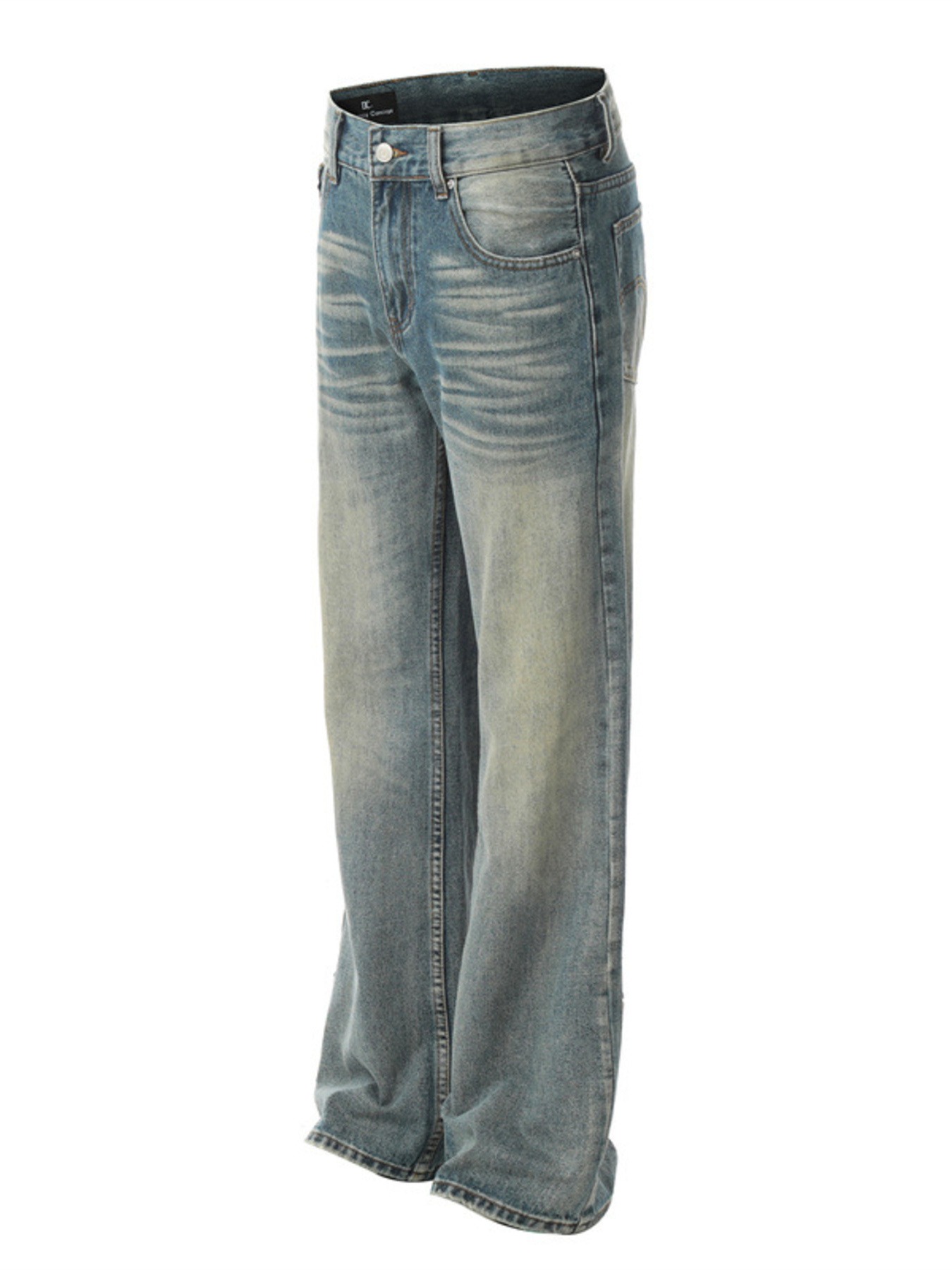 Men's Wash Straight Leg Jeans