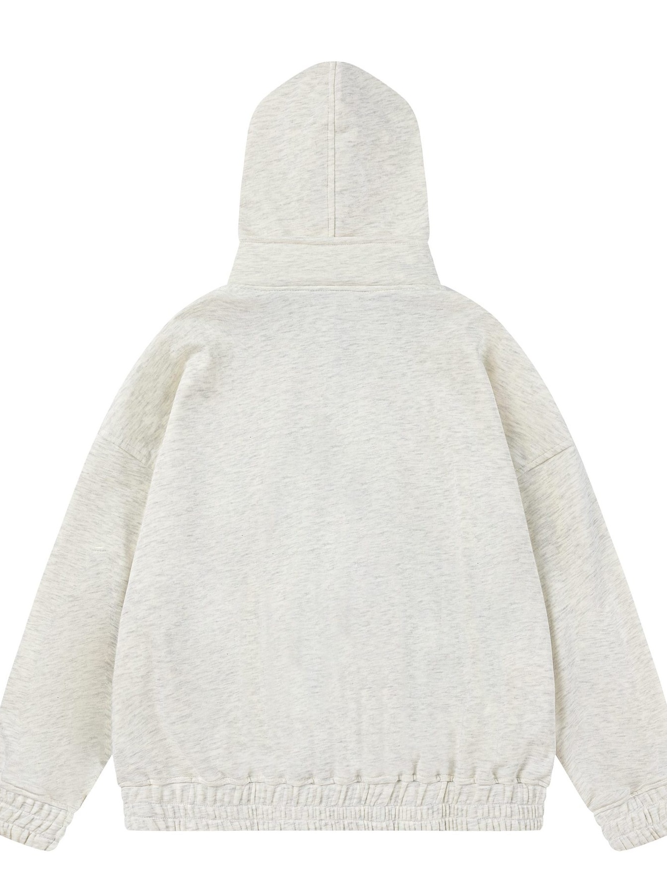 Men's Drop Shoulder Zip-Up Hoodie