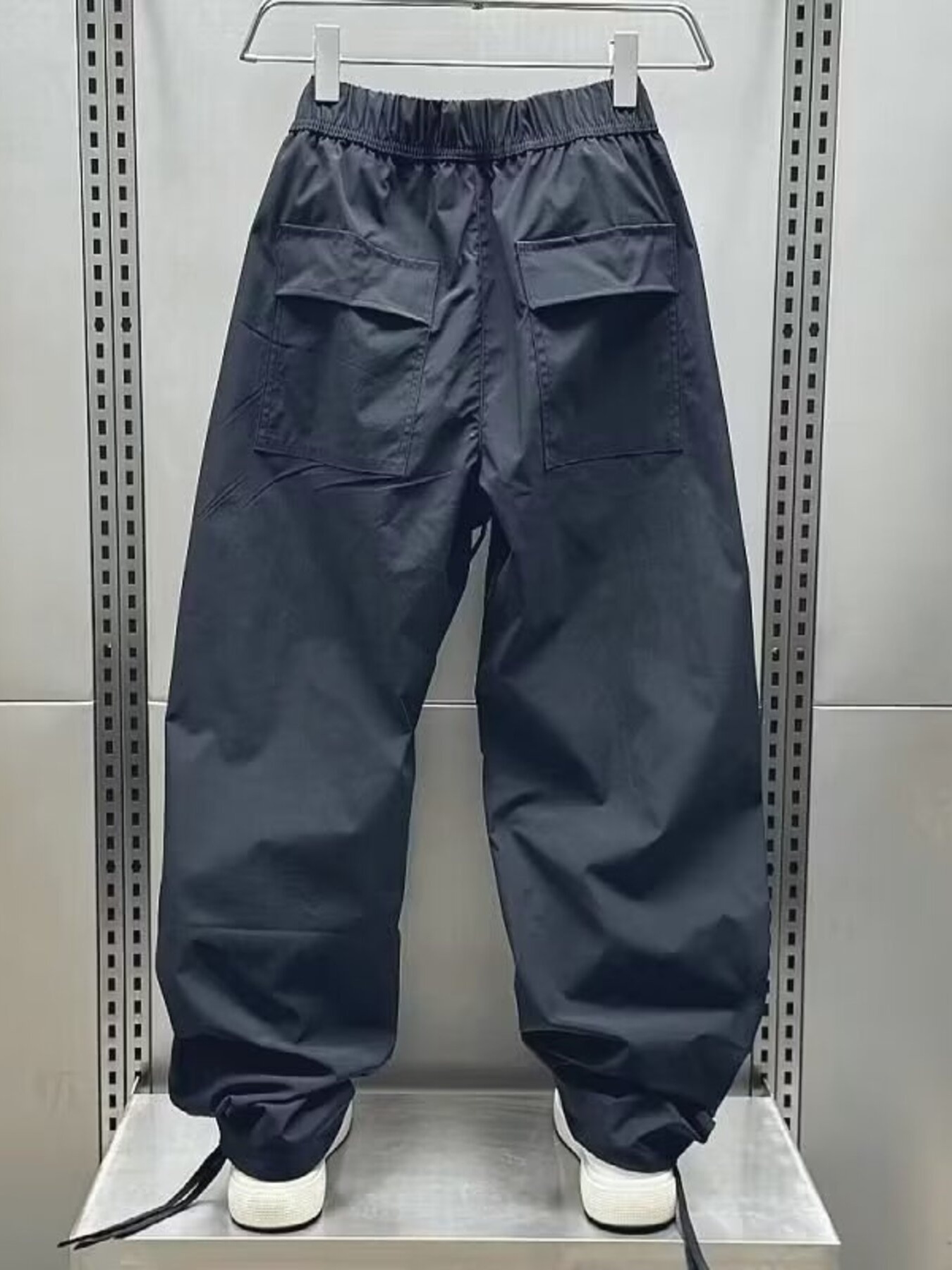 Men's Plus Size Drawstring Wide Leg Pants