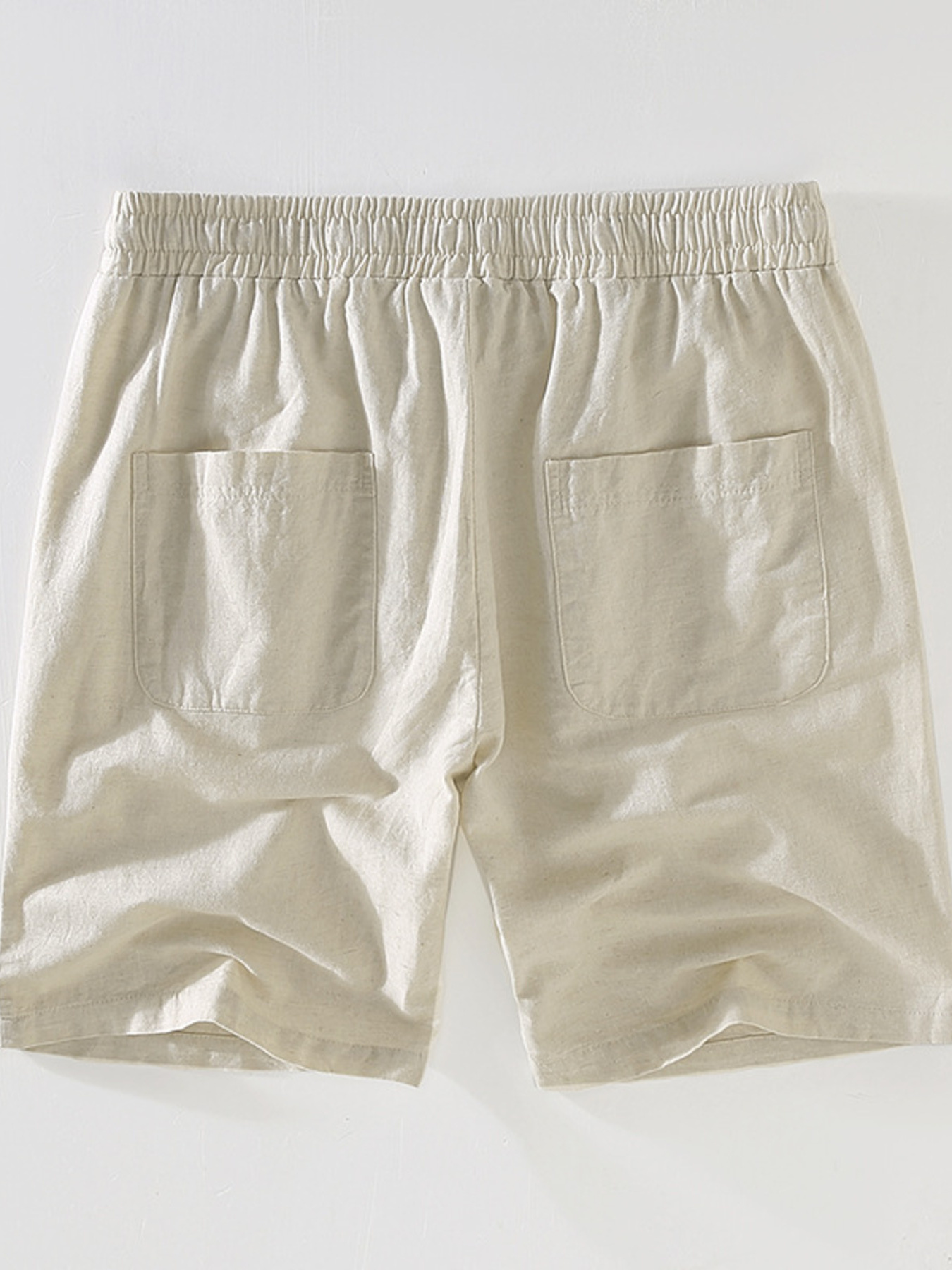 Men's Plus Size Drawstring Casual Shorts