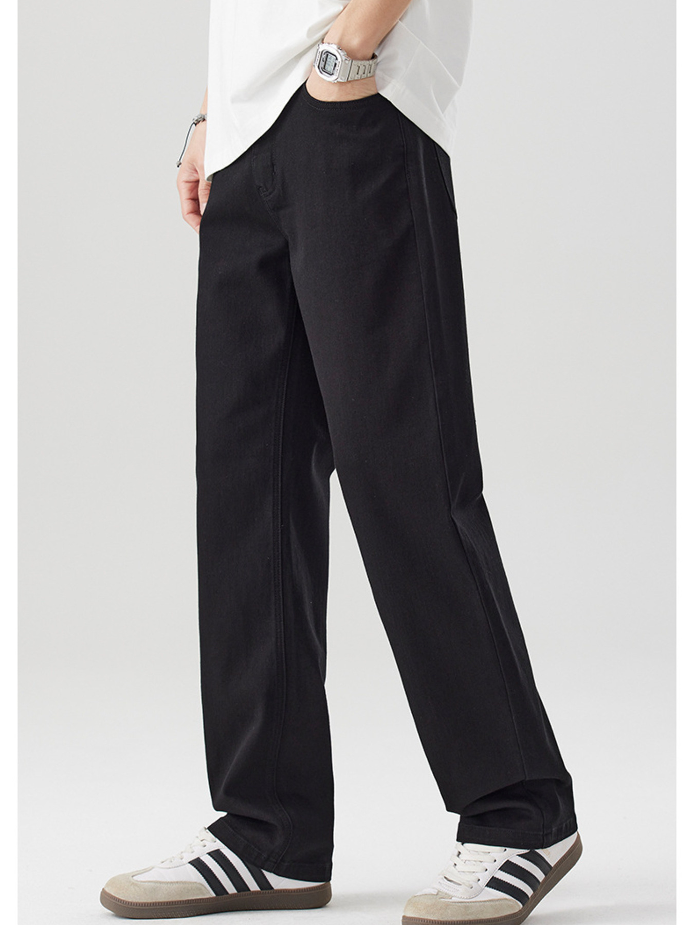 Men's Wide Leg Relaxed Fit Jeans