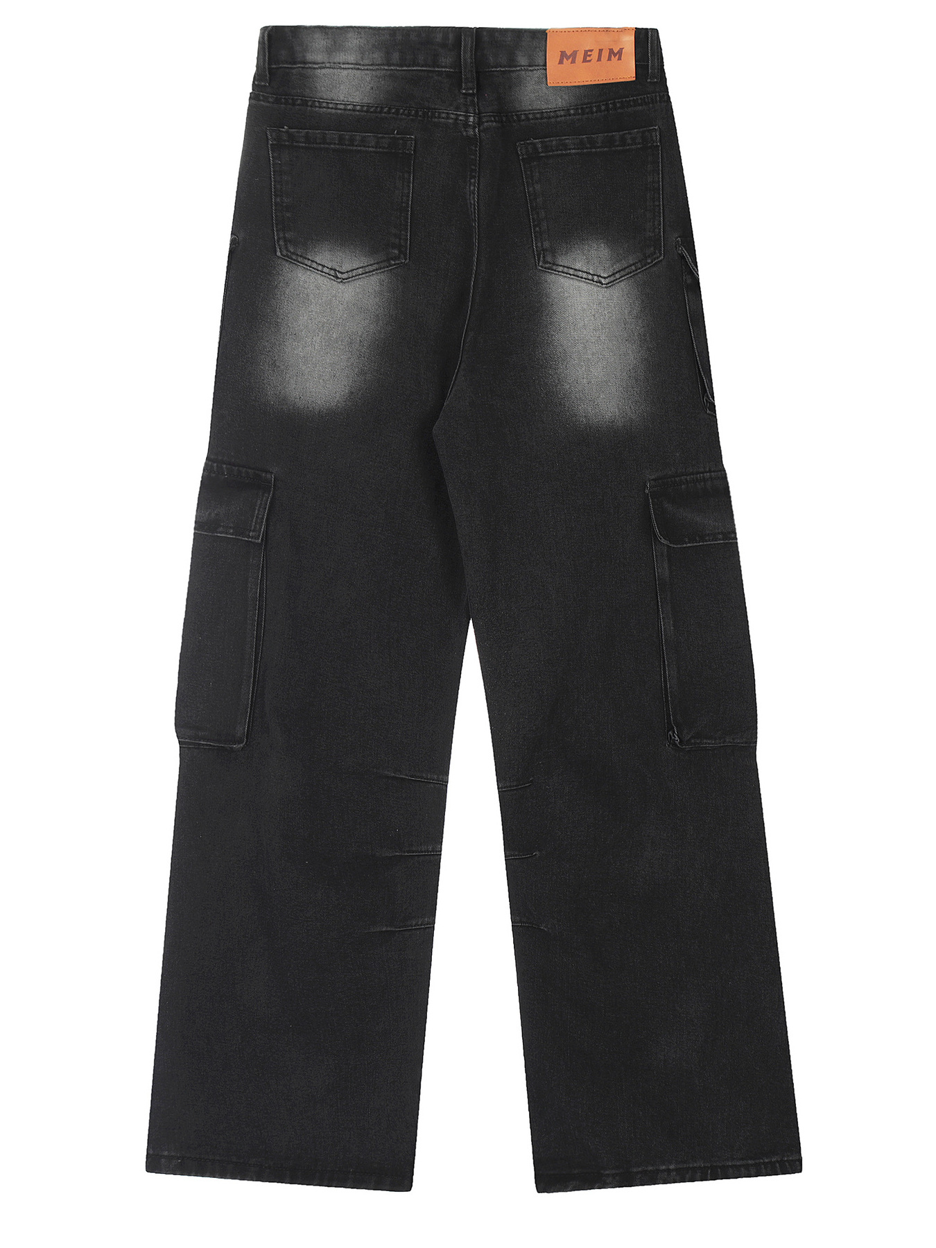 Men's Loose Fit Cargo Jeans
