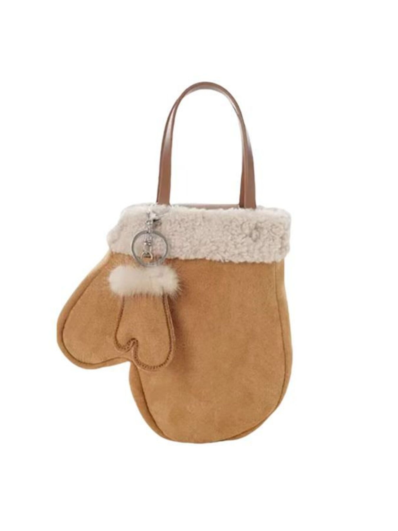 Mitten-Shaped Handbag