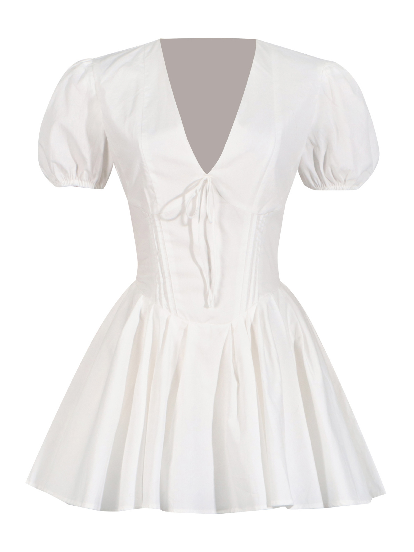 Ruffle Tiered Puff Sleeve Mini Dress