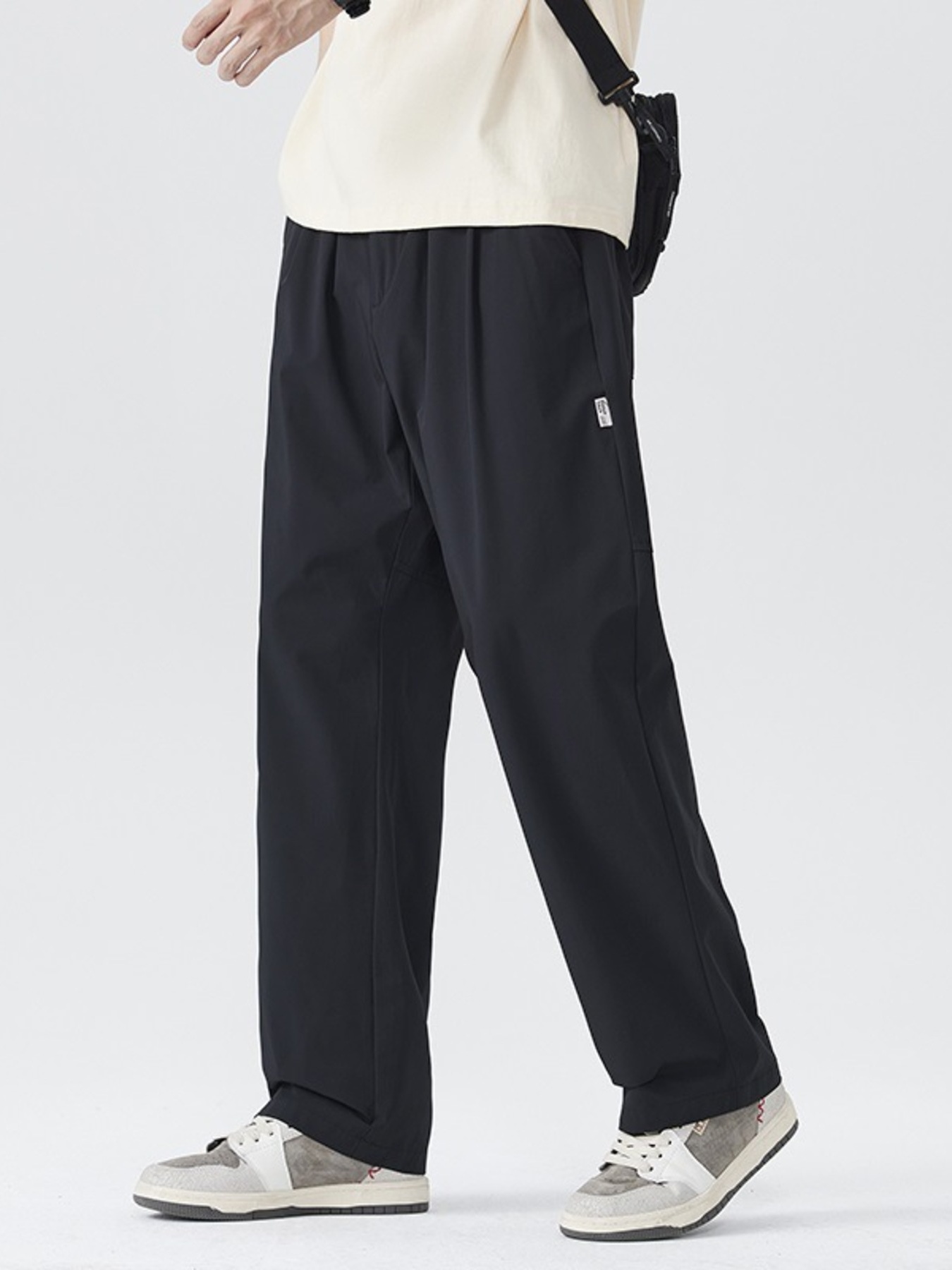 Men's Full Size Wide Leg Pants Plus Size