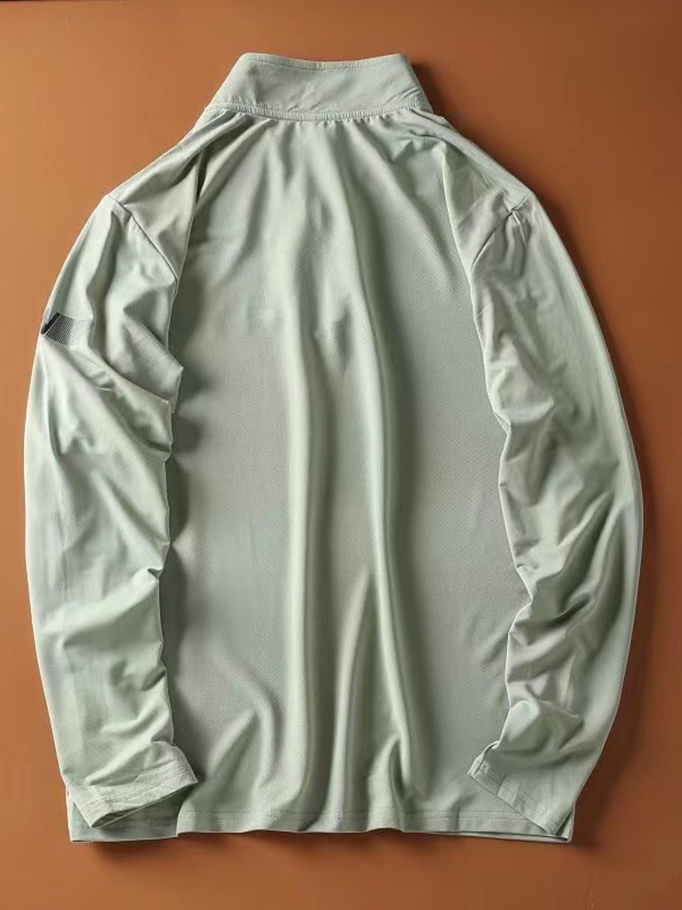 Men's Plus Size Quarter-Zip Long Sleeve Sweatshirt