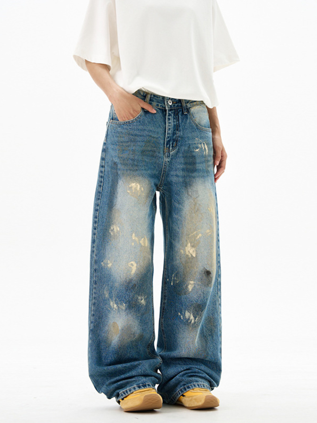 Men's Wide Leg Jeans