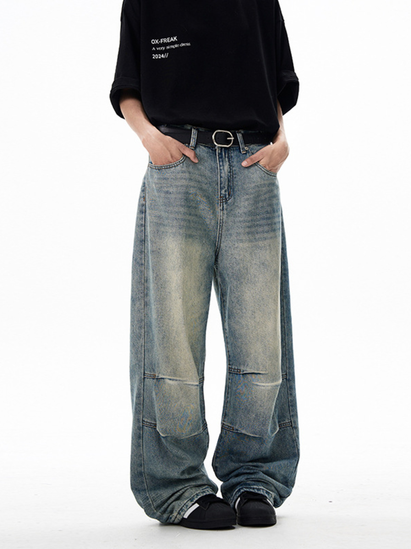 Men's Wide Leg Jeans
