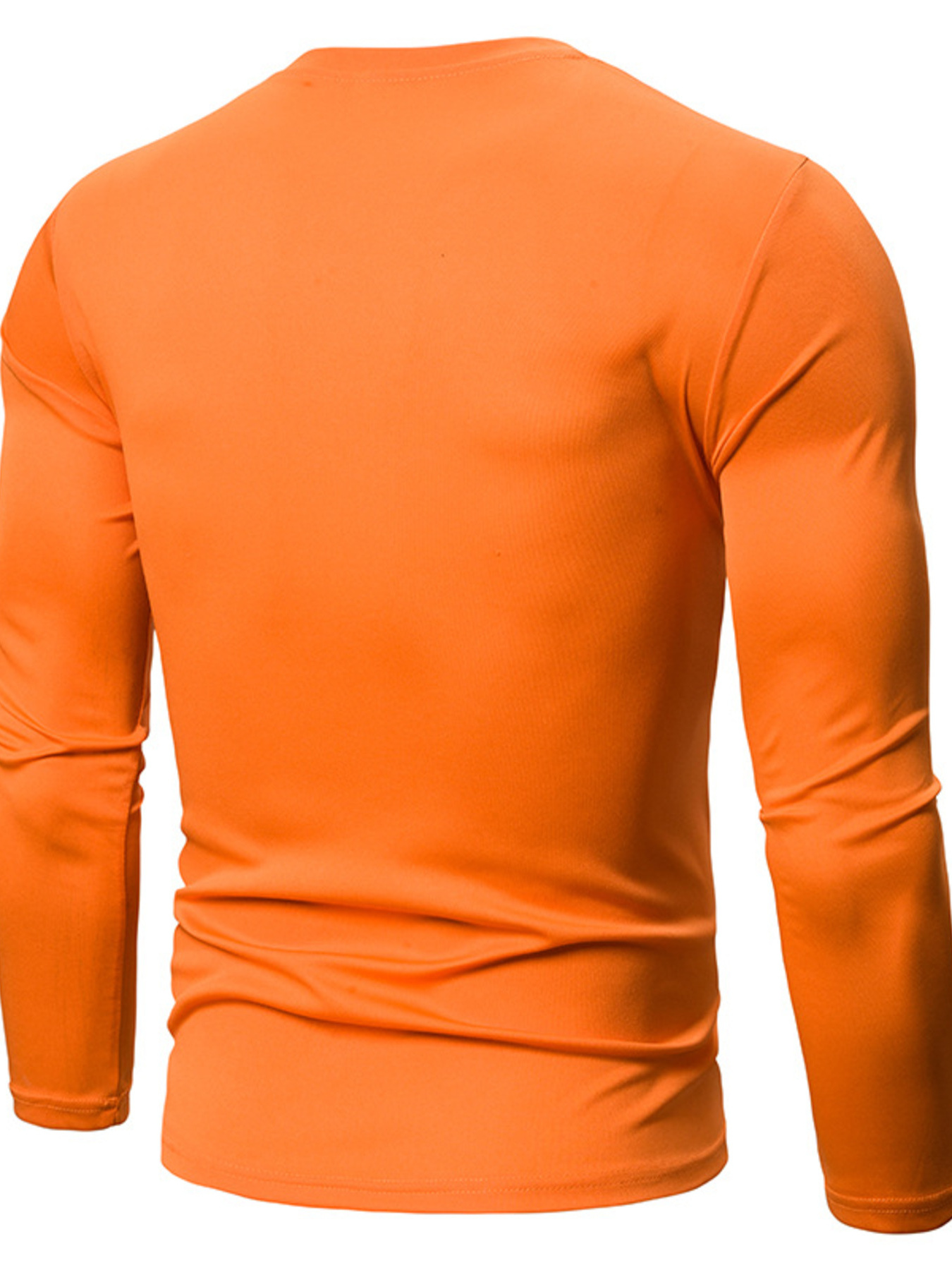 Men's Full Size Color Block Long Sleeve T-Shirt Plus Size