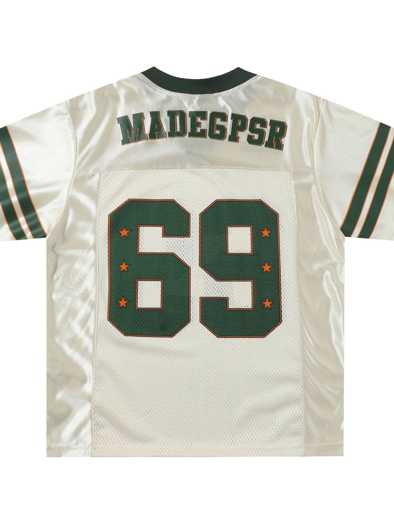 Men's V-Neck Mesh T-Shirt with Number 69