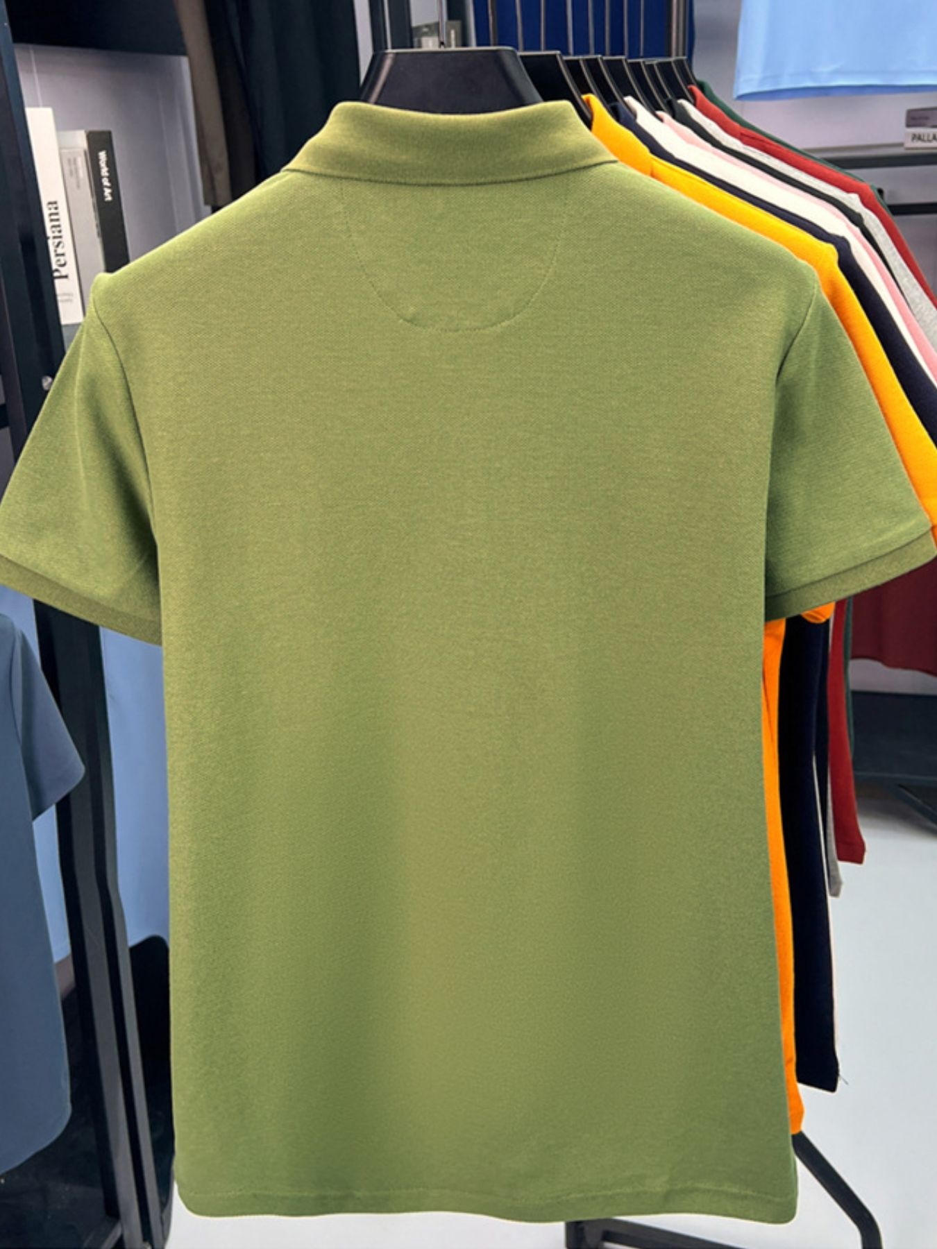 Men's Plus Size Button Detail Short Sleeve Polo