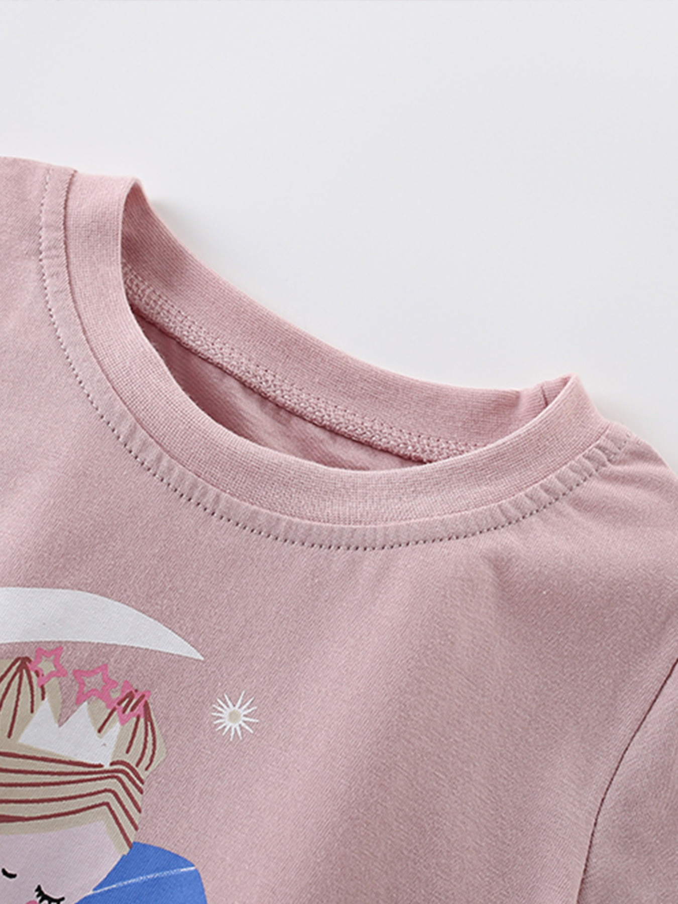 Children's Cute Fairy Graphic Short Sleeve T-Shirt