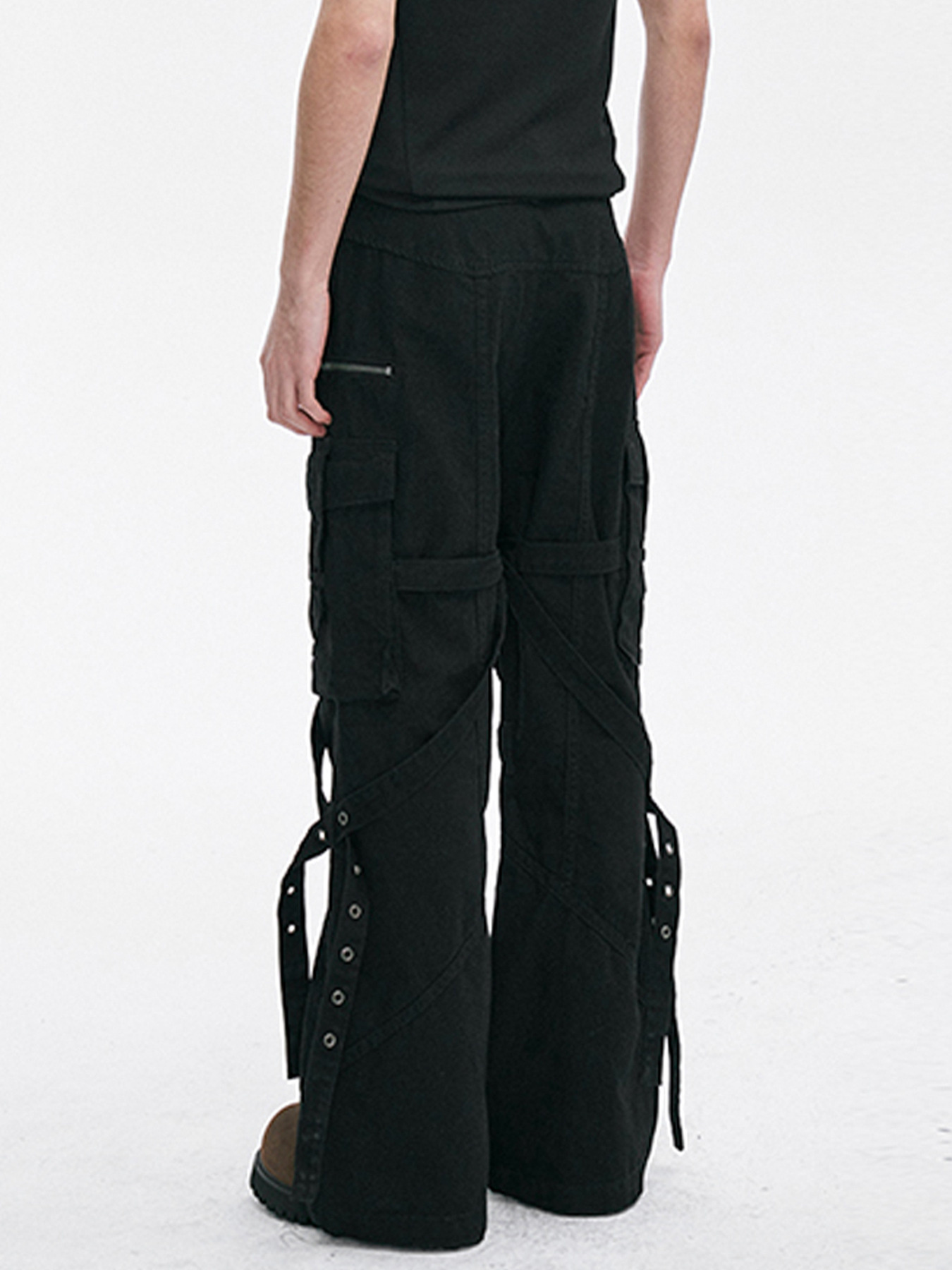 Men's Wide Leg Cargo Pants