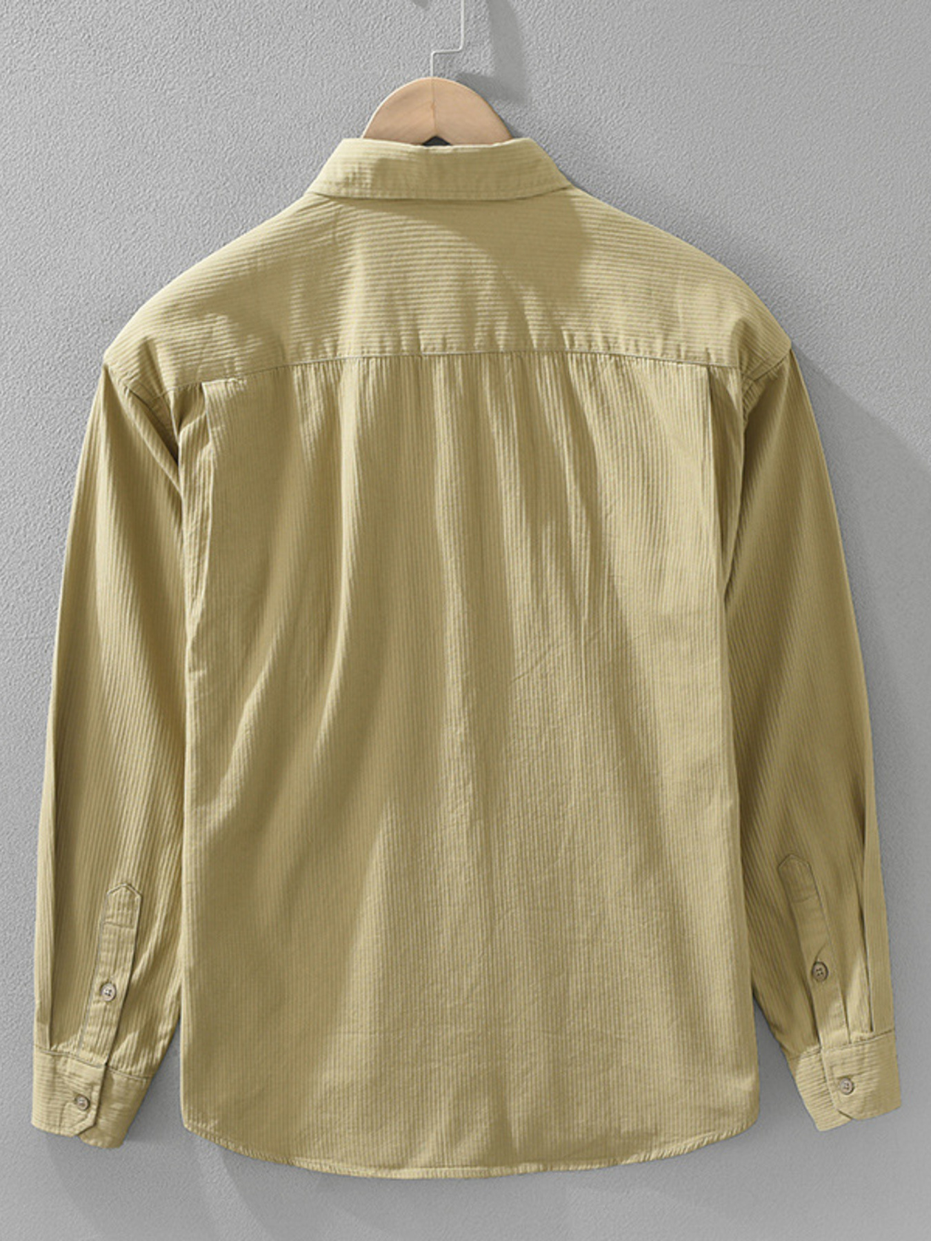 Men's Plus Size Button Up Long Sleeve Shirt