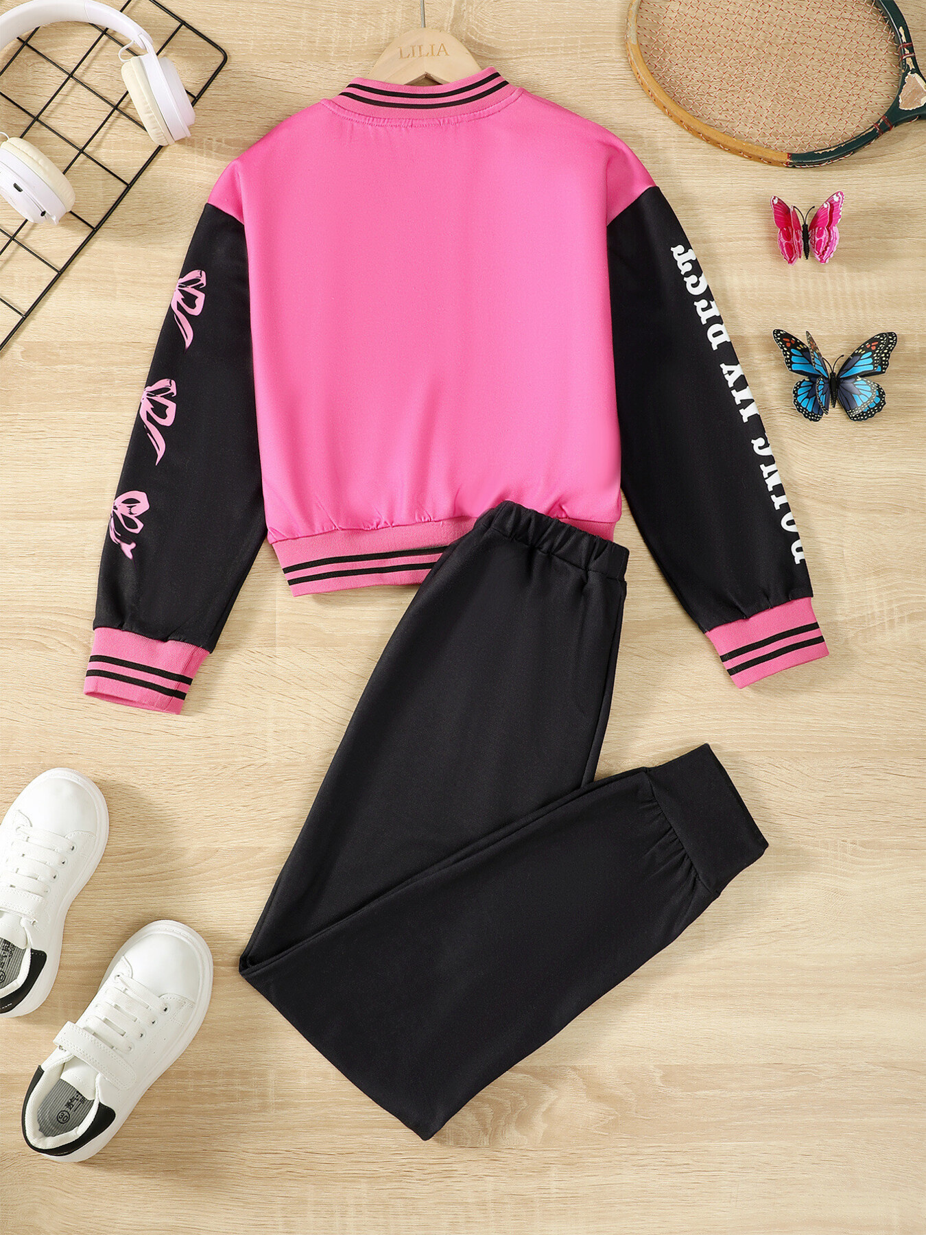 Children's Button Up Outerwear and Pants Set