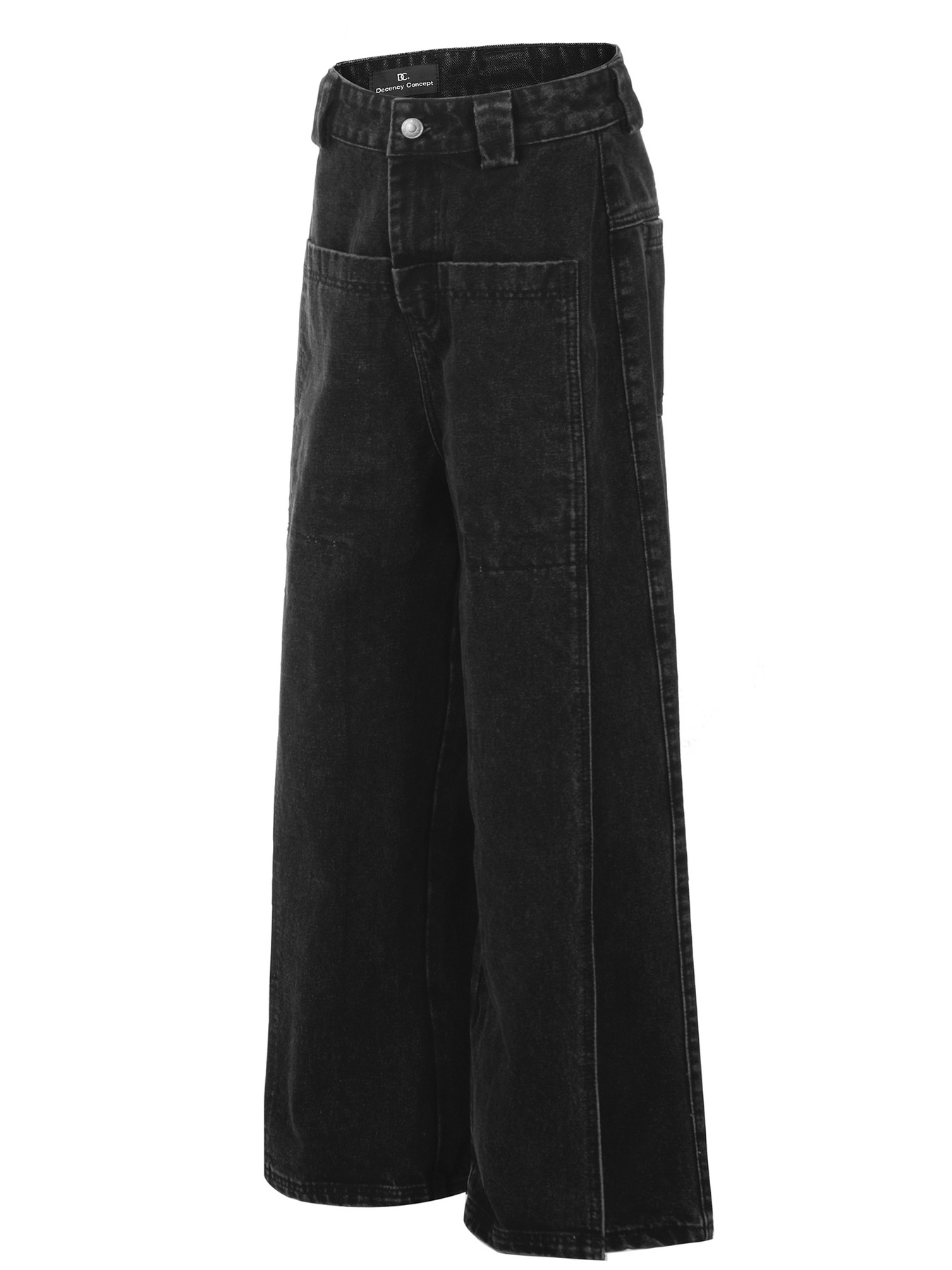 Men's Wide Leg Denim Jeans