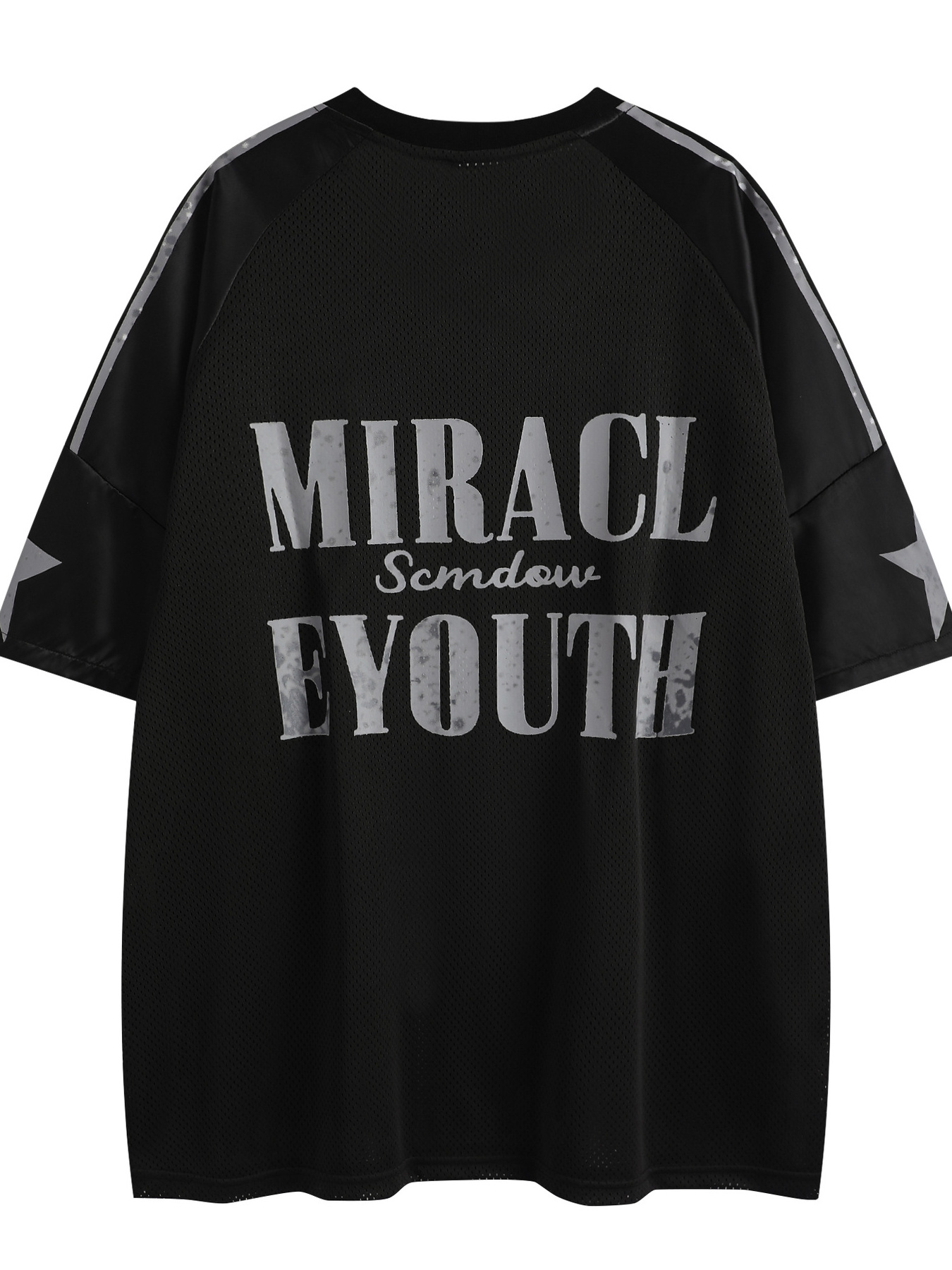 Men's Short Sleeve Graphic Breathable Mesh T-Shirt