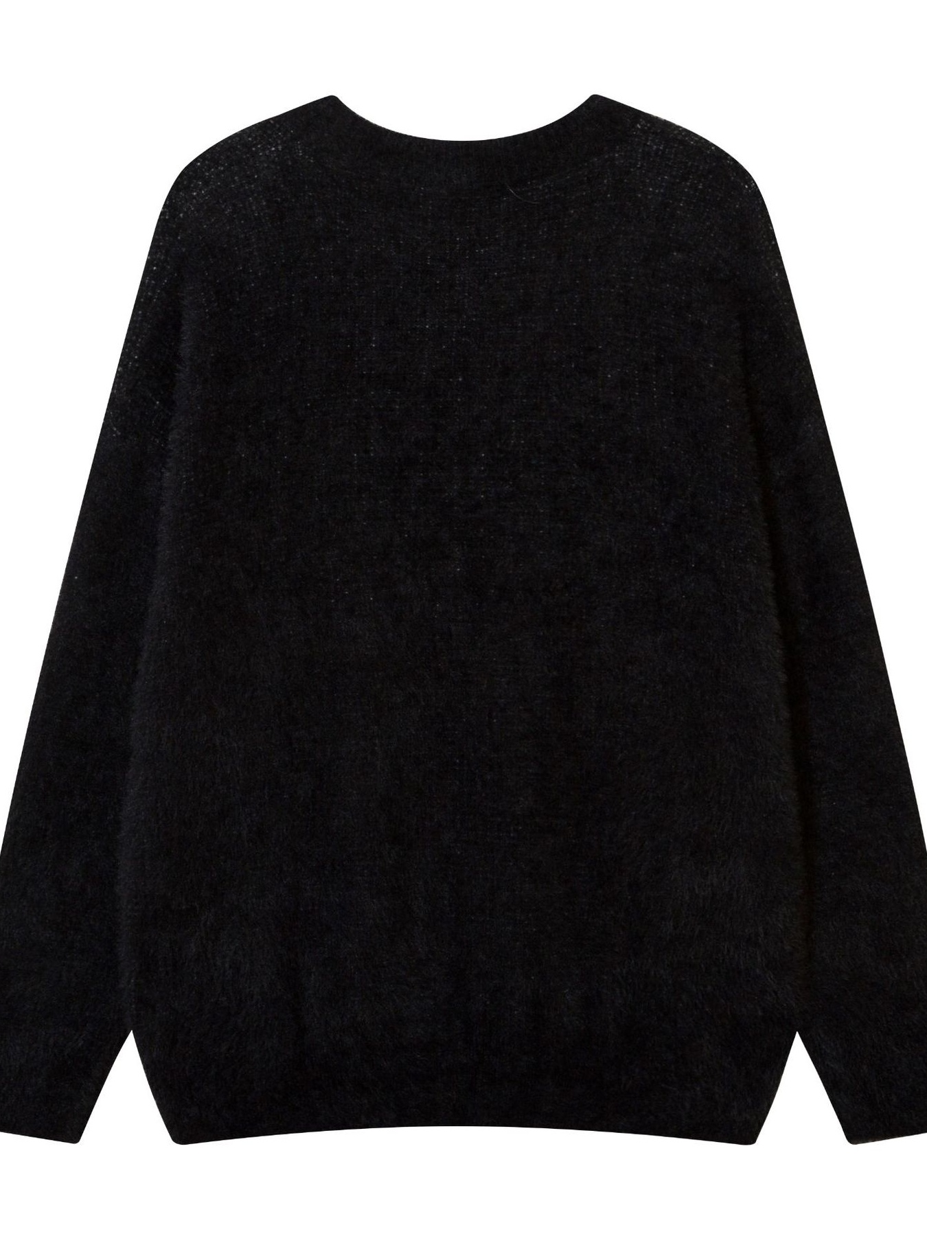 Men's Graphic Oversized Round Neck Sweater