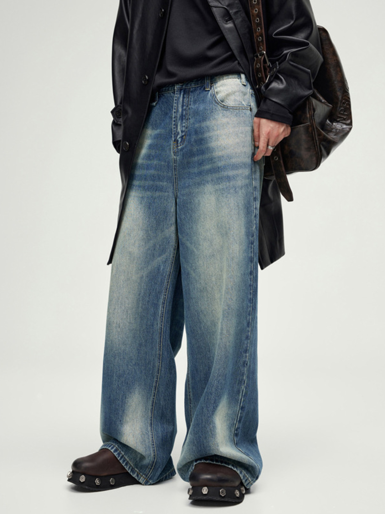 Men's Wide Leg Jeans