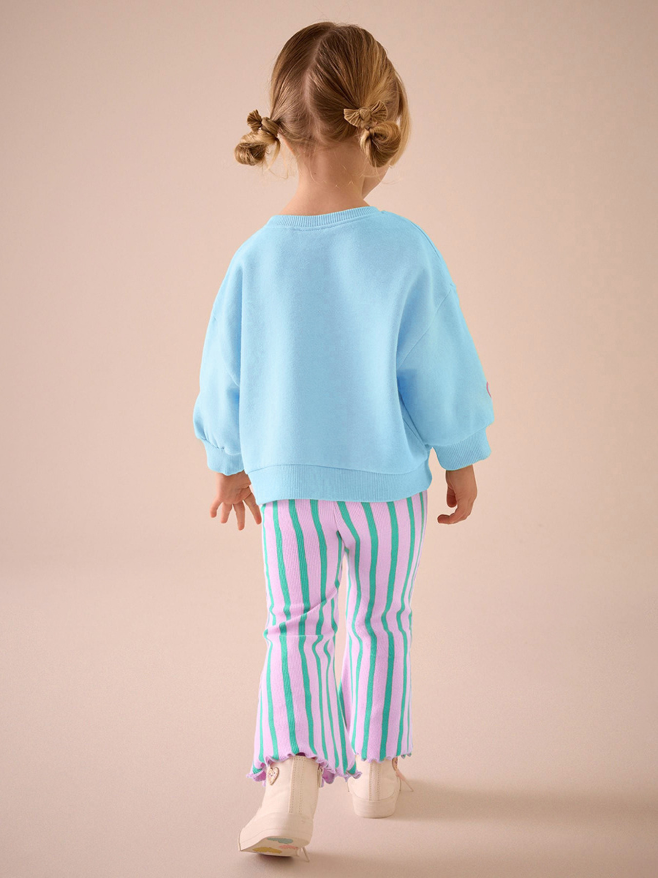 Children's Turtle Round Neck Top and Pants Set