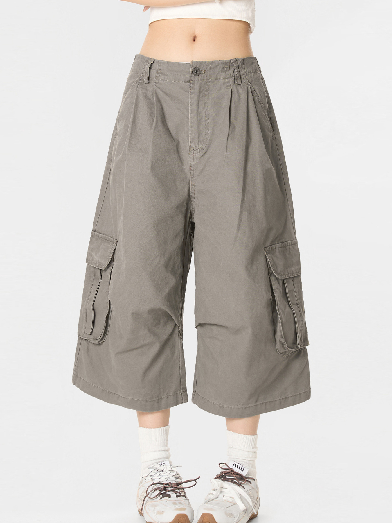 Men's Wide Leg Cargo Shorts