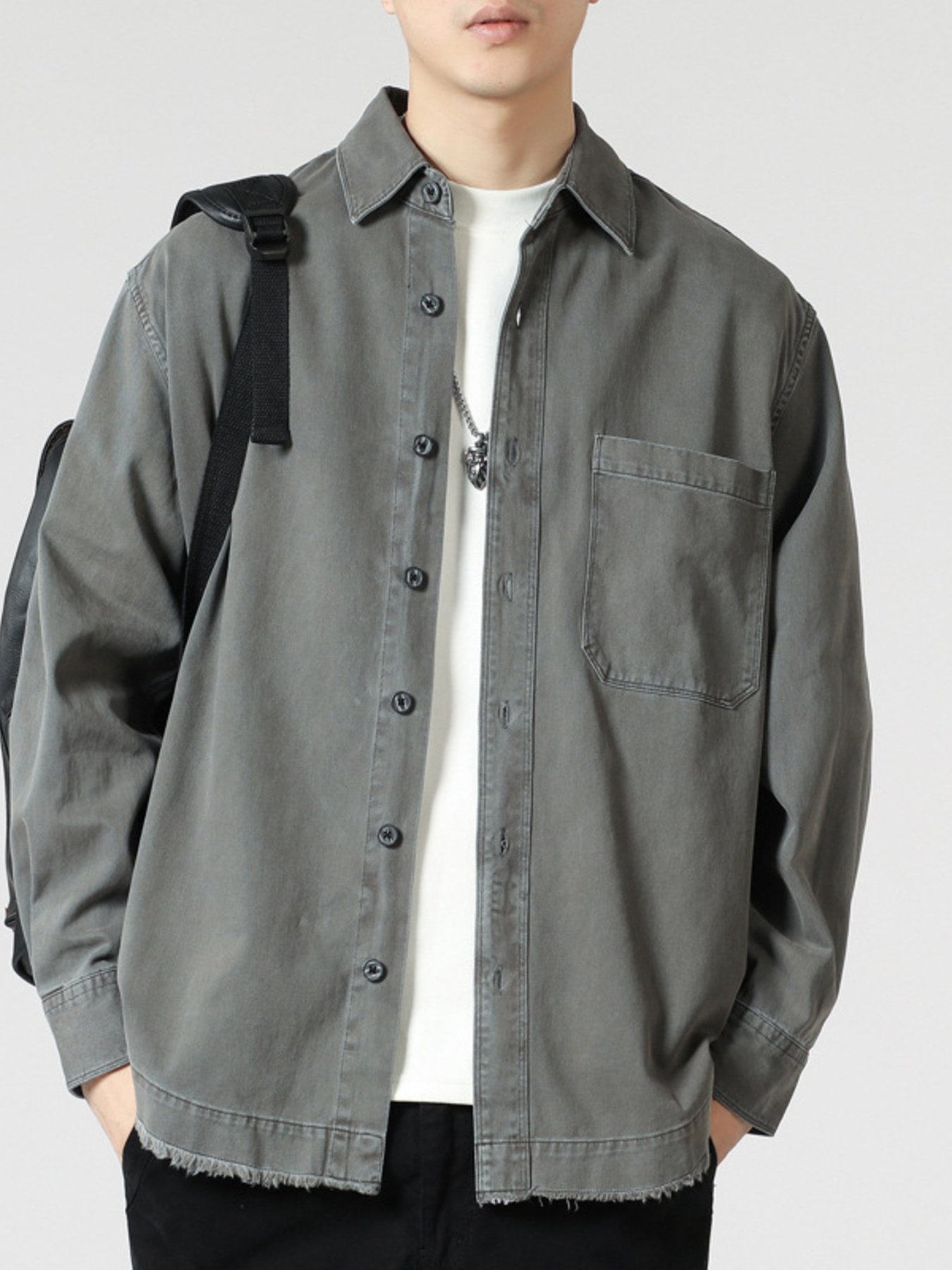 Men's Button Up Long Sleeve Shirt