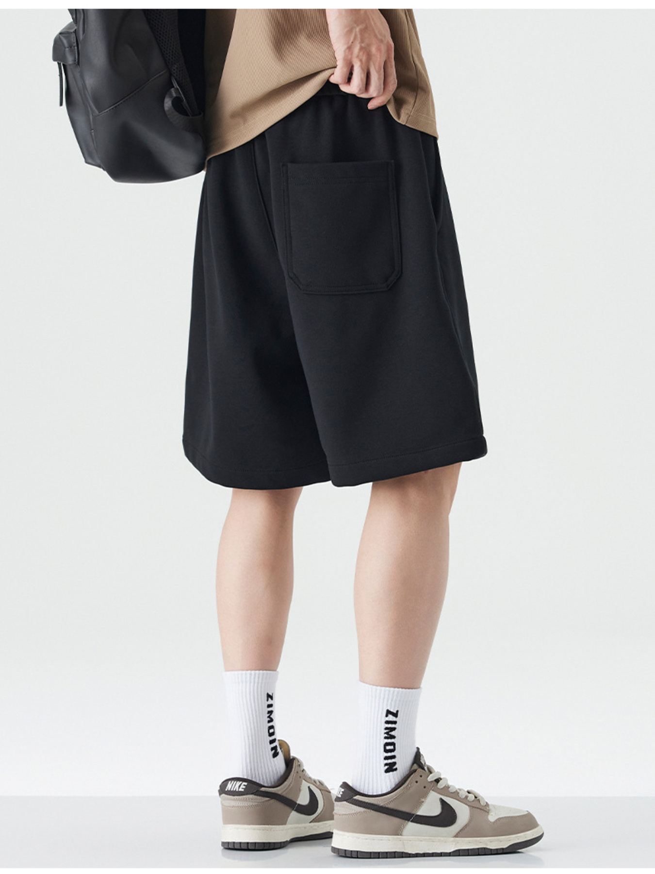 Men's Drawstring Wide Leg Shorts