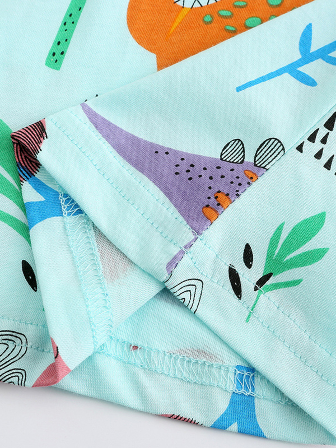 Children's Dinosaur Print A-Line Dress 4