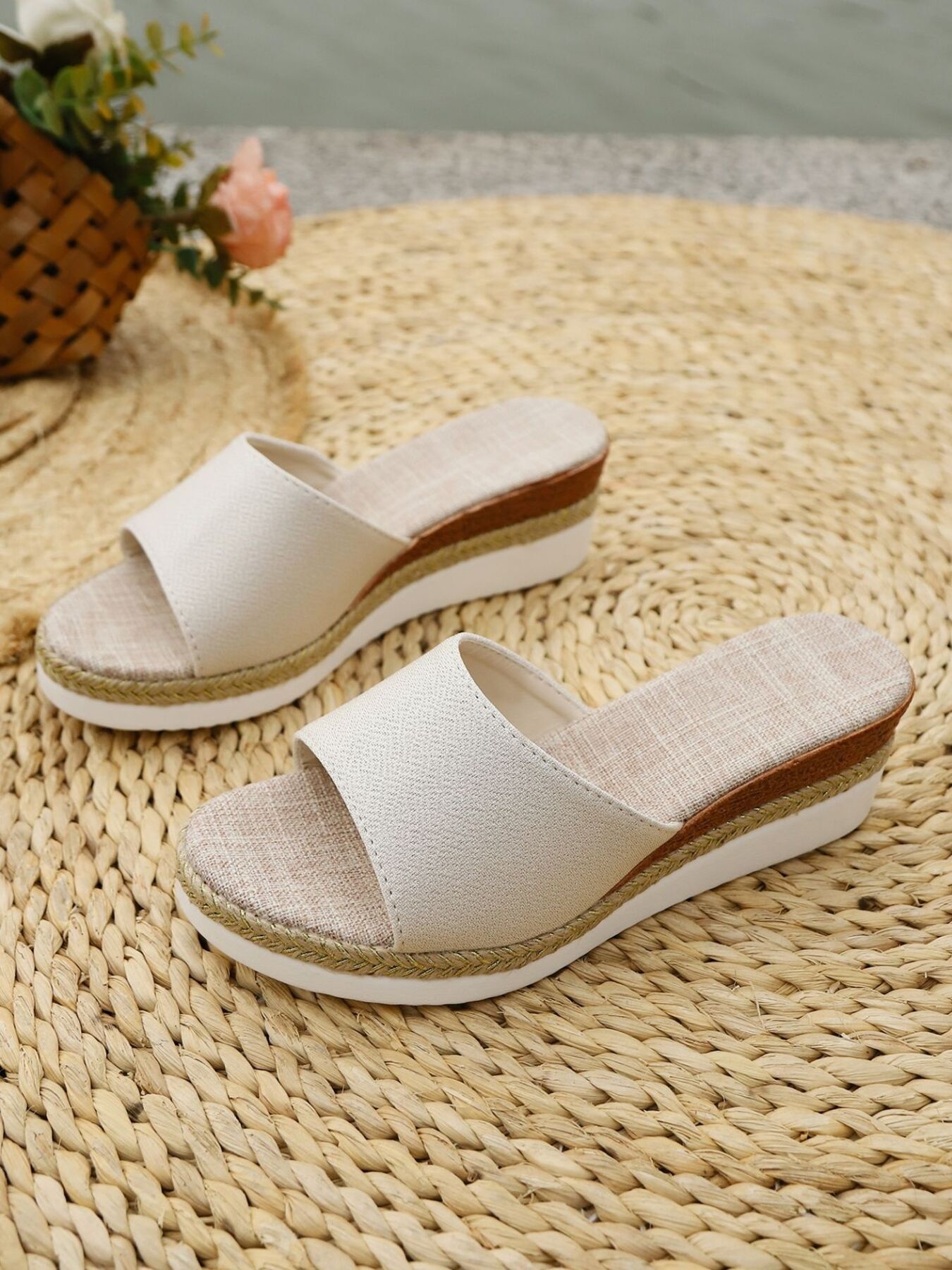 Open Toe Wedge Sandals