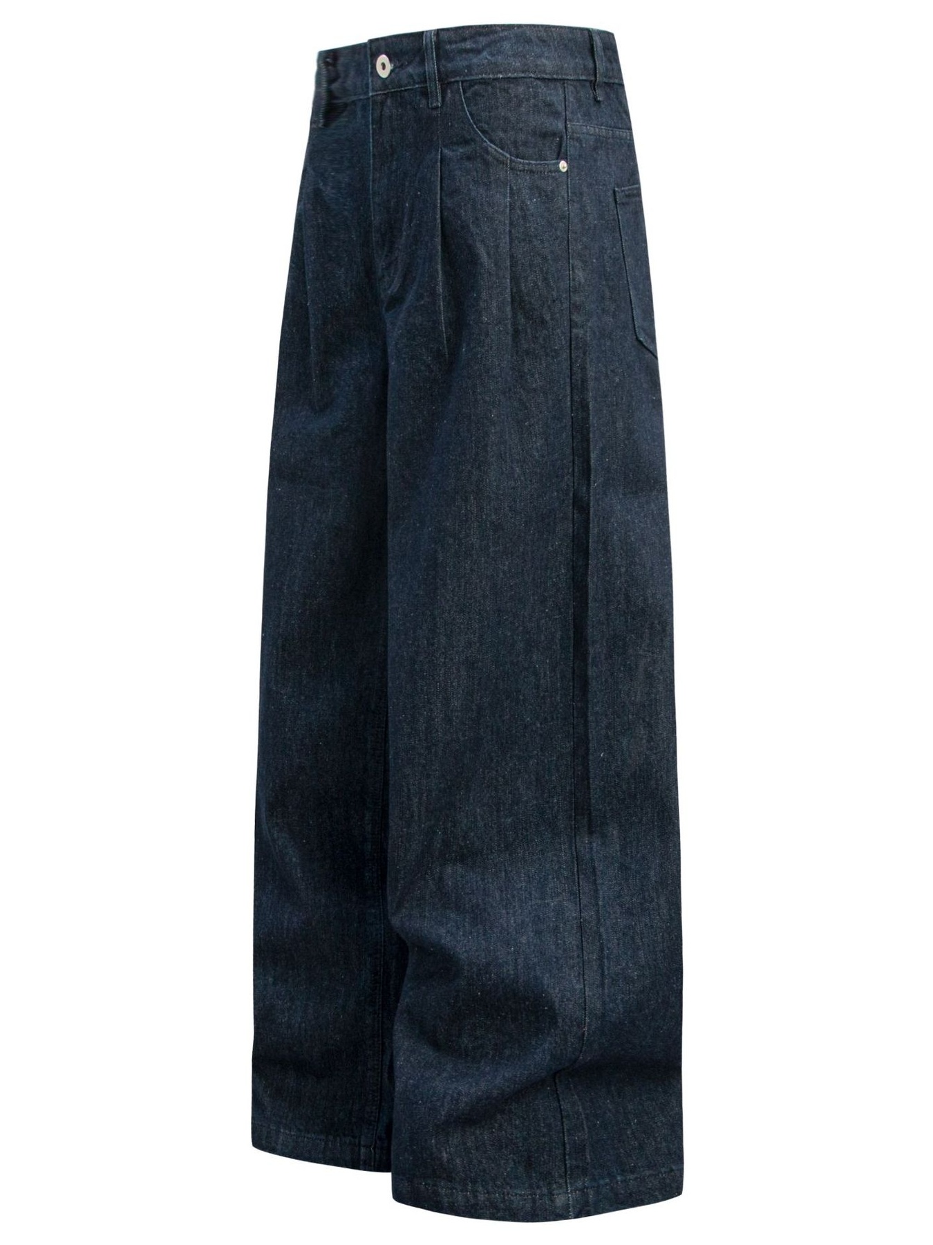 Men's Wash Wide-Leg Jeans