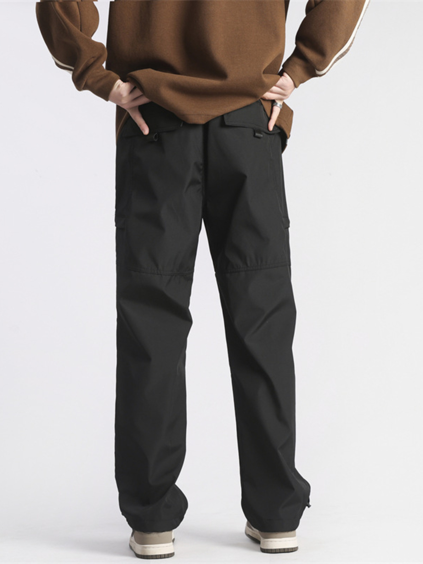 Men's Full Size Wide Leg Cargo Pants Plus Size