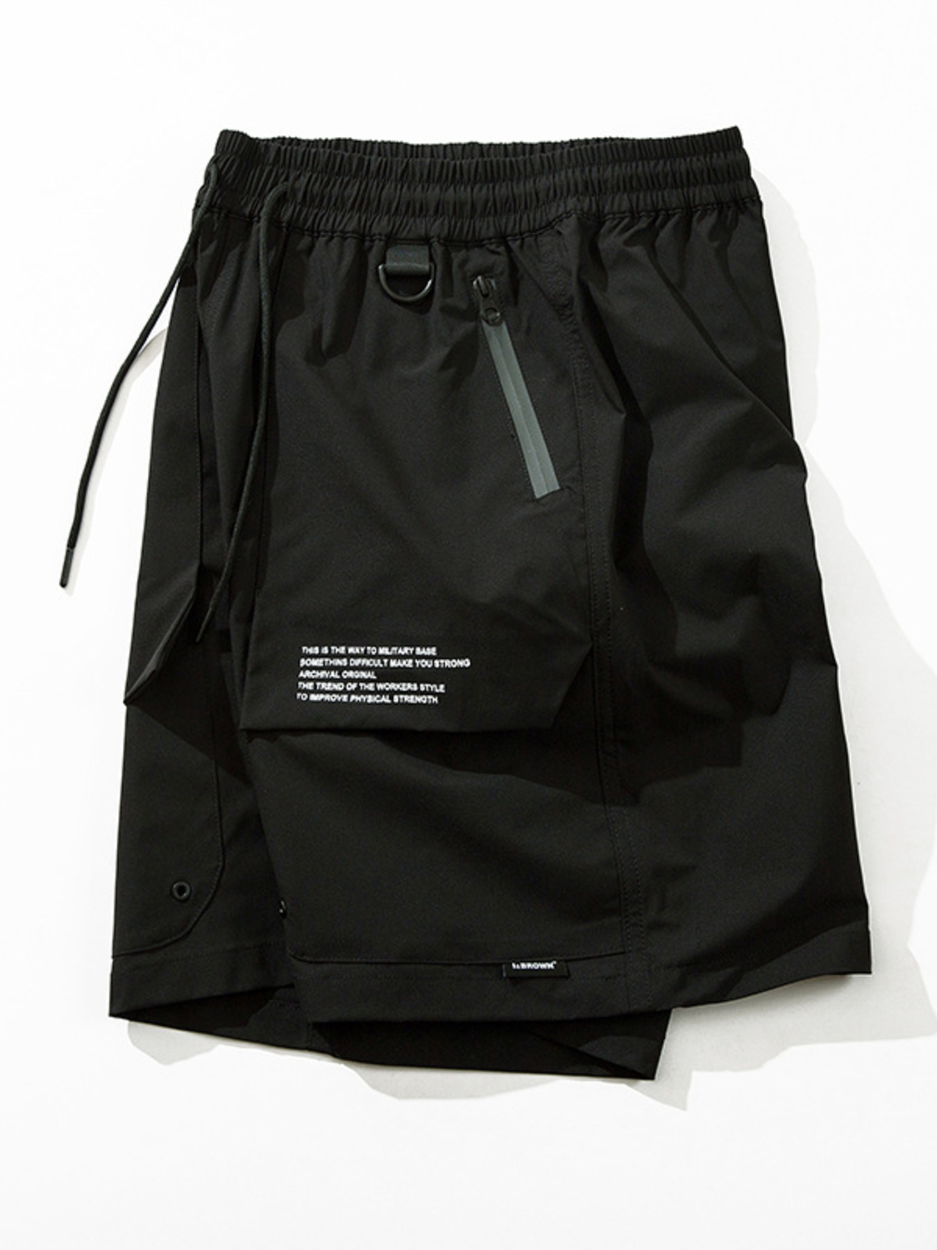 Men's Plus Size Drawstring Shorts