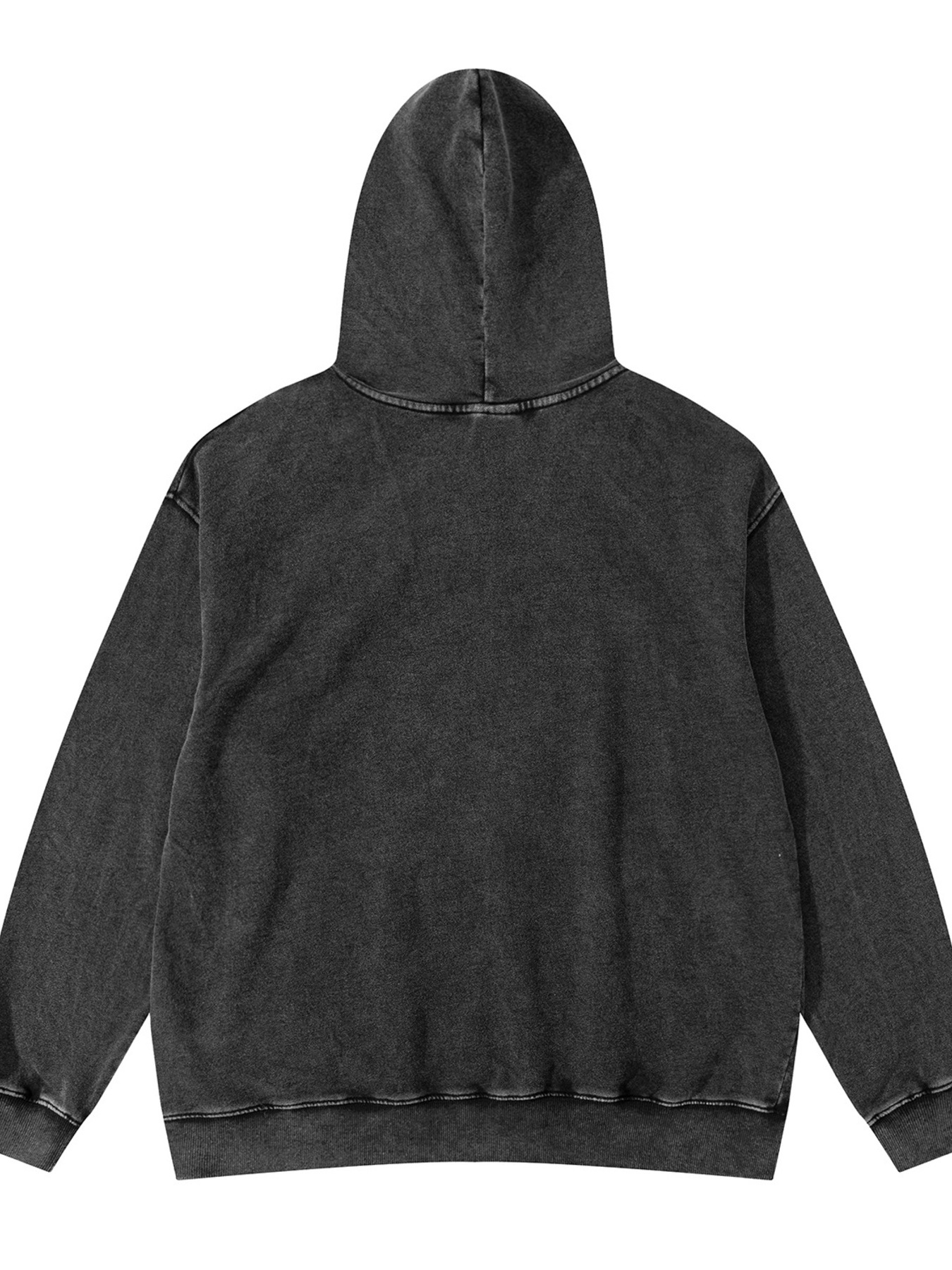 Men's Vintage Washed Graphic Long Sleeve Hoodie