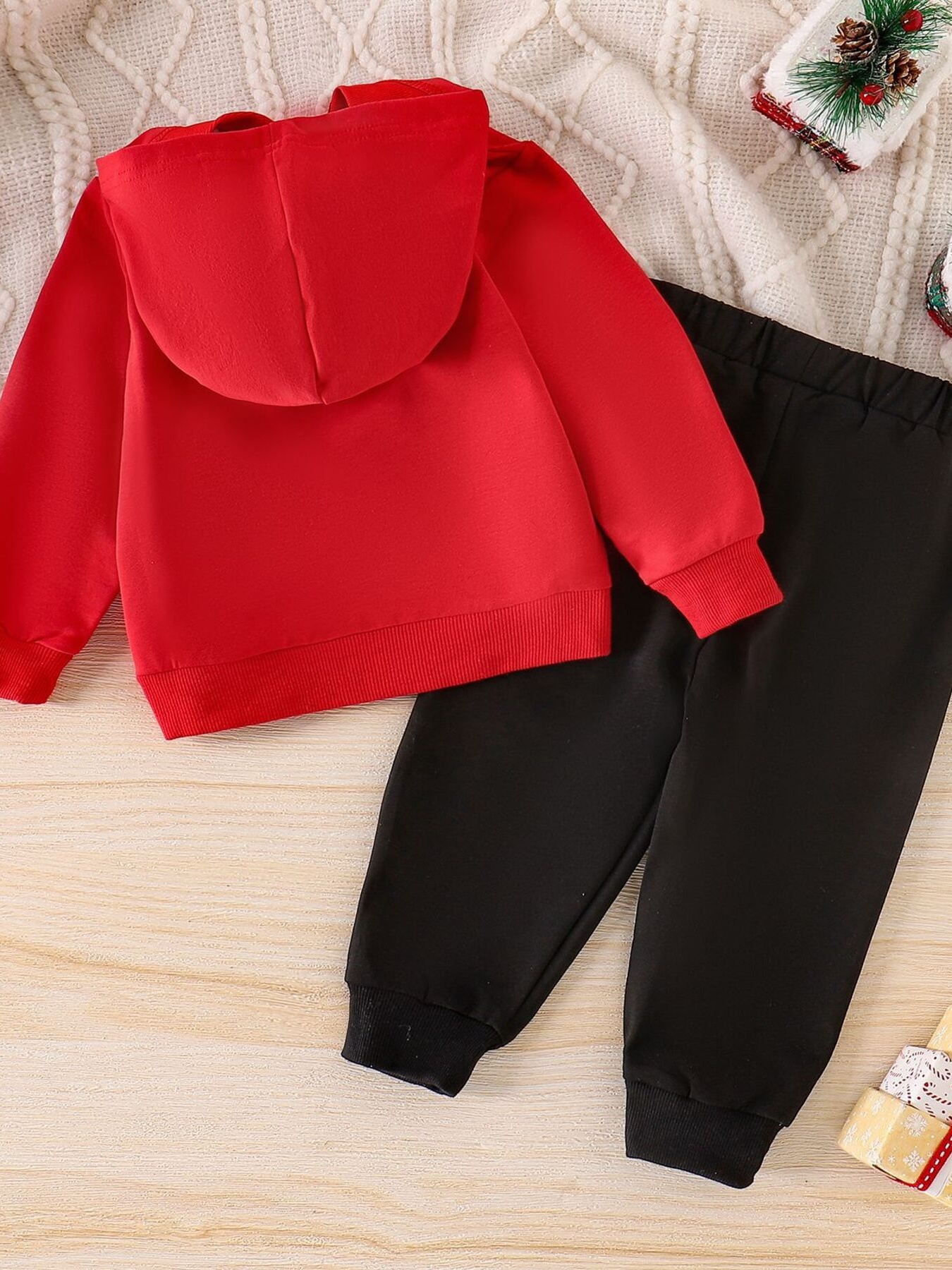 Children's Christmas Santa Hoodie & Pants Set