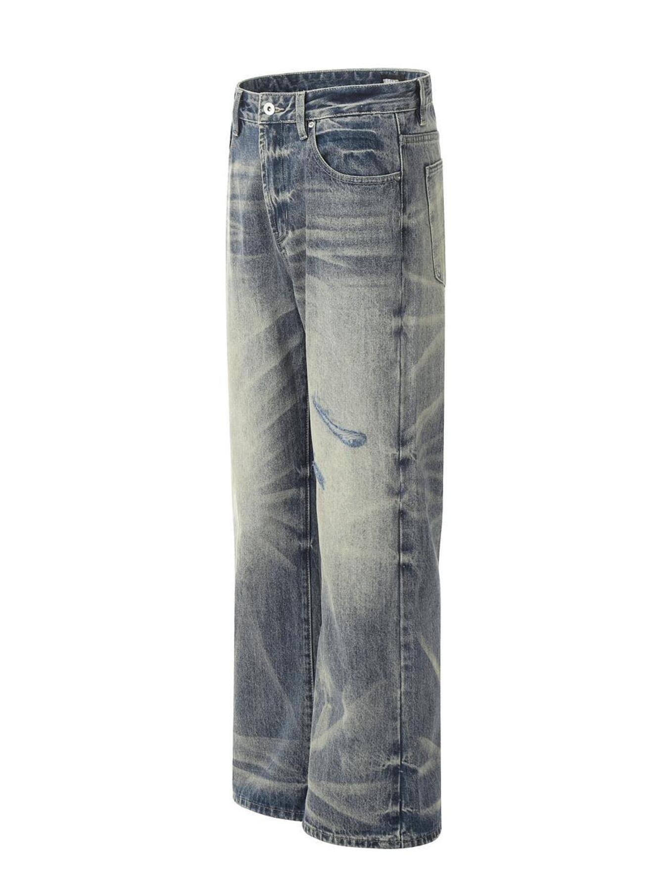 Men's Distressed Flare Jeans
