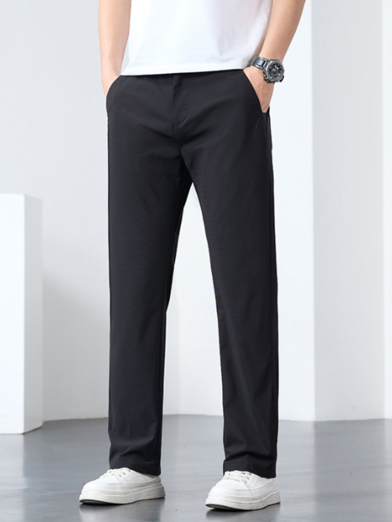 Men's Casual Straight-Leg Pants