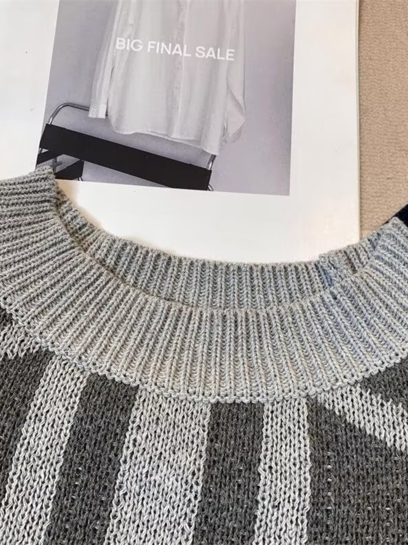 Men's Geometric Pattern Knitted Sweater