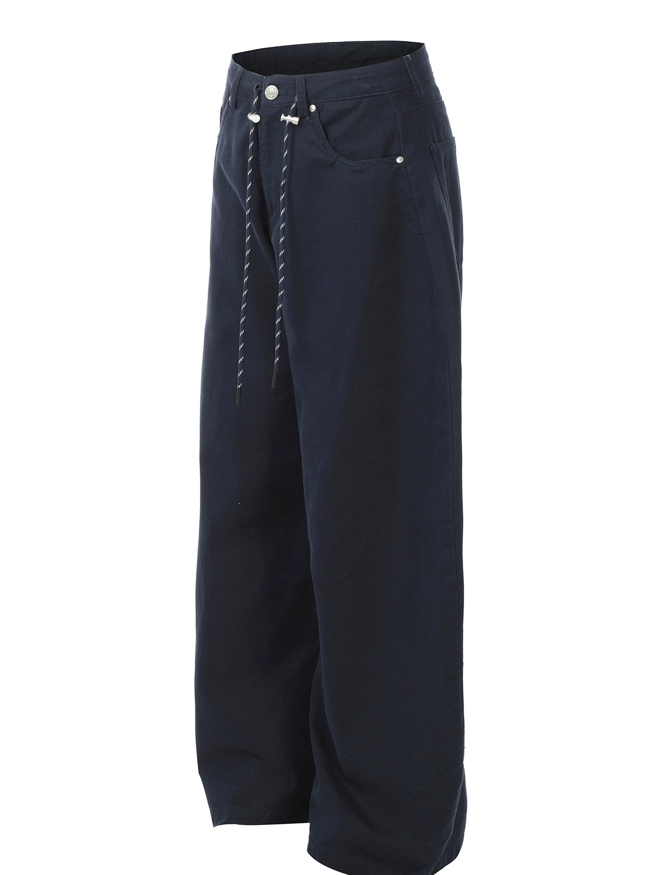 Men's Wide Leg Drawstring Cargo Pants