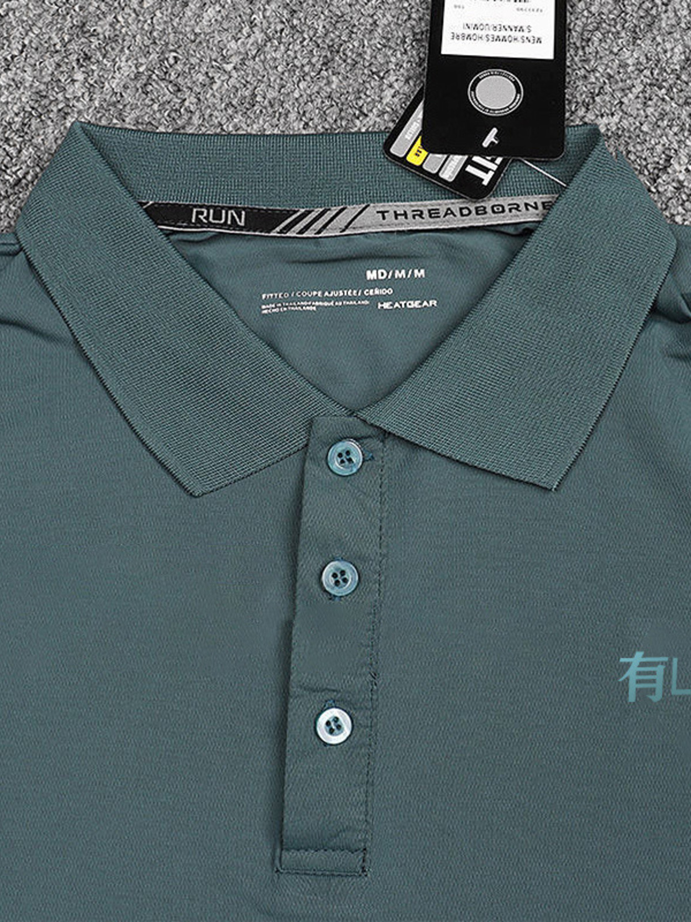 Men's Plus Size Short Sleeve Button Detail Polo