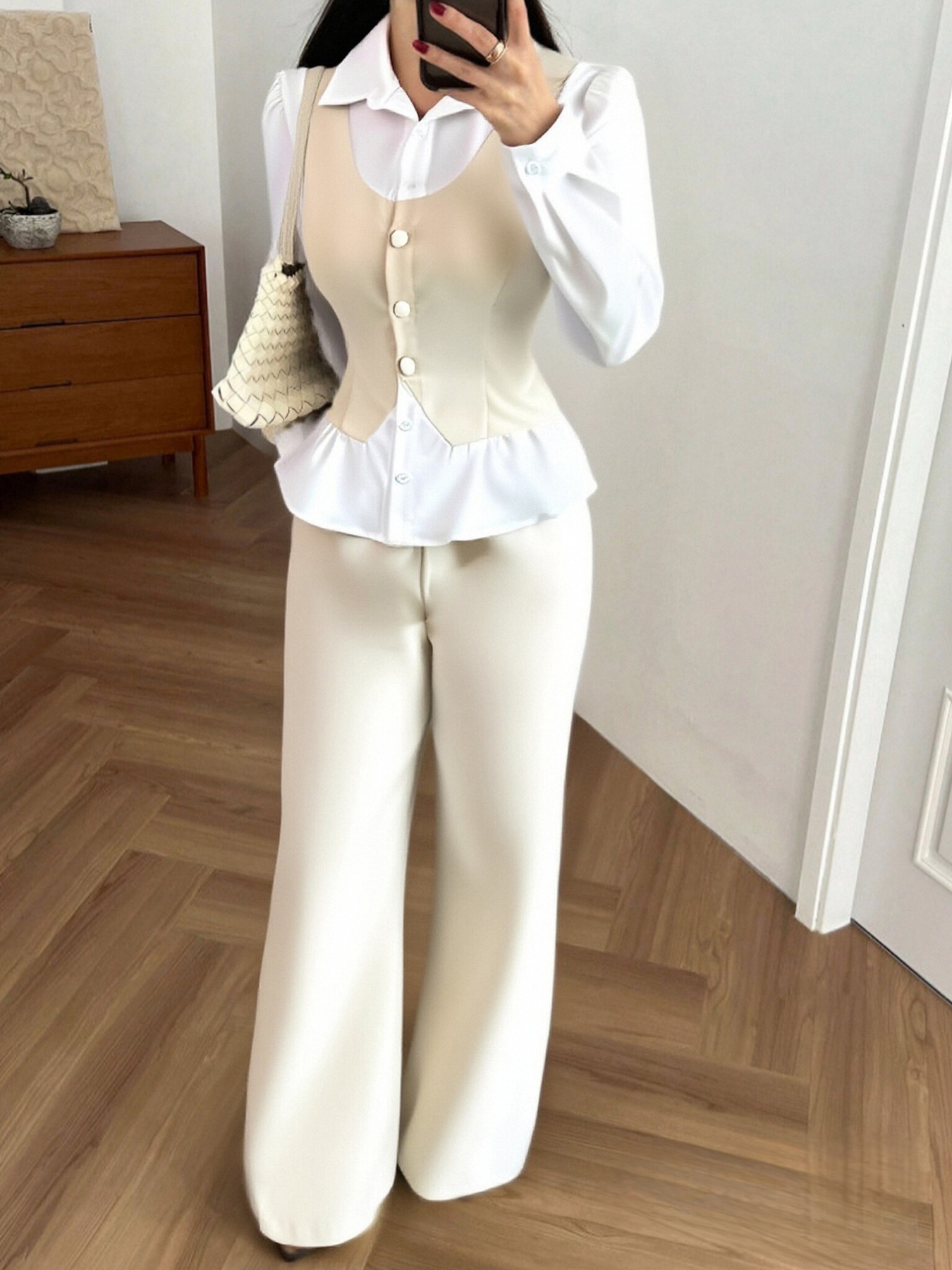Two Tone Shirt and Pants Set