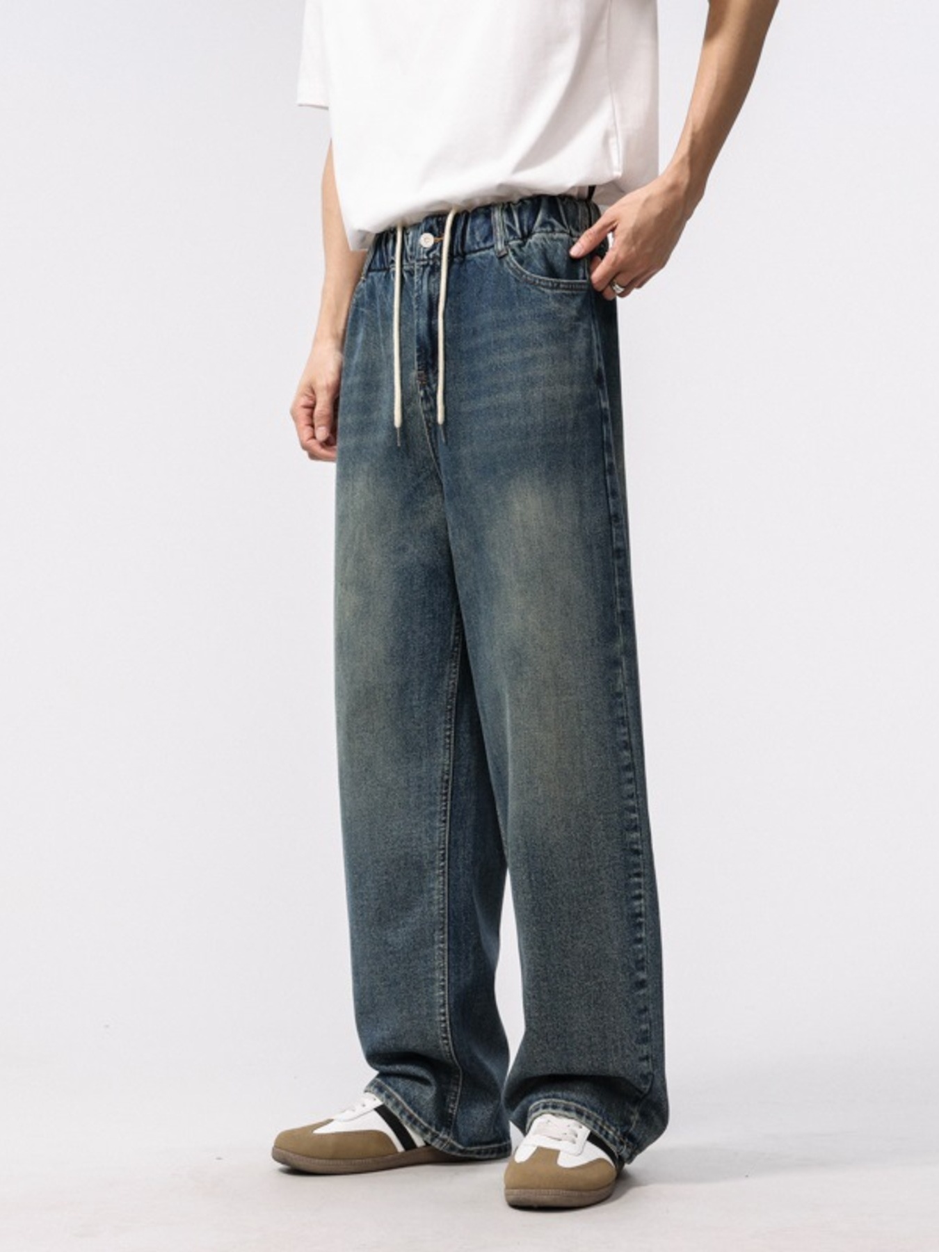 Men's Wash Relaxed Fit Jeans