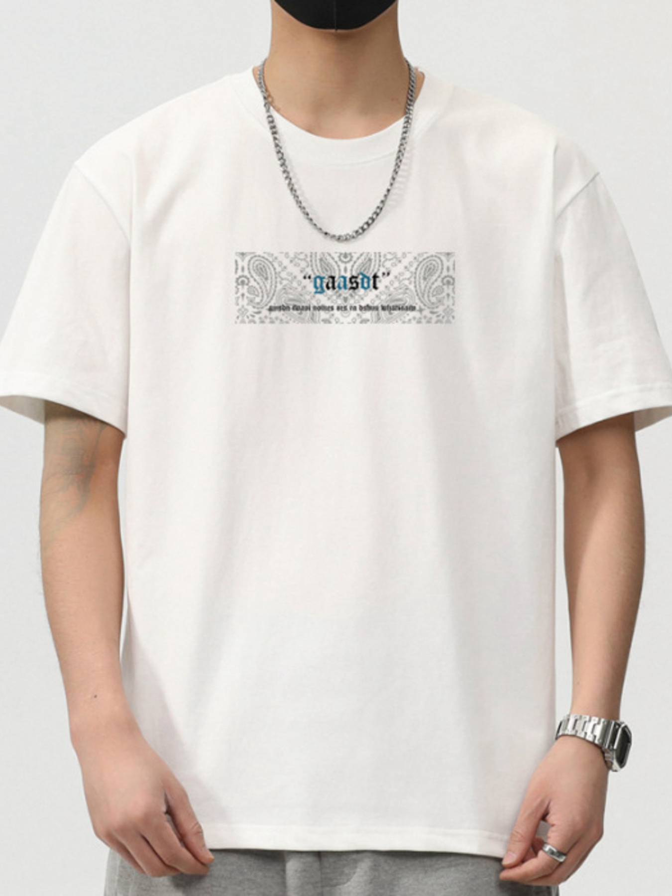 Men's Plus Size Round Neck Short Sleeve T-Shirt