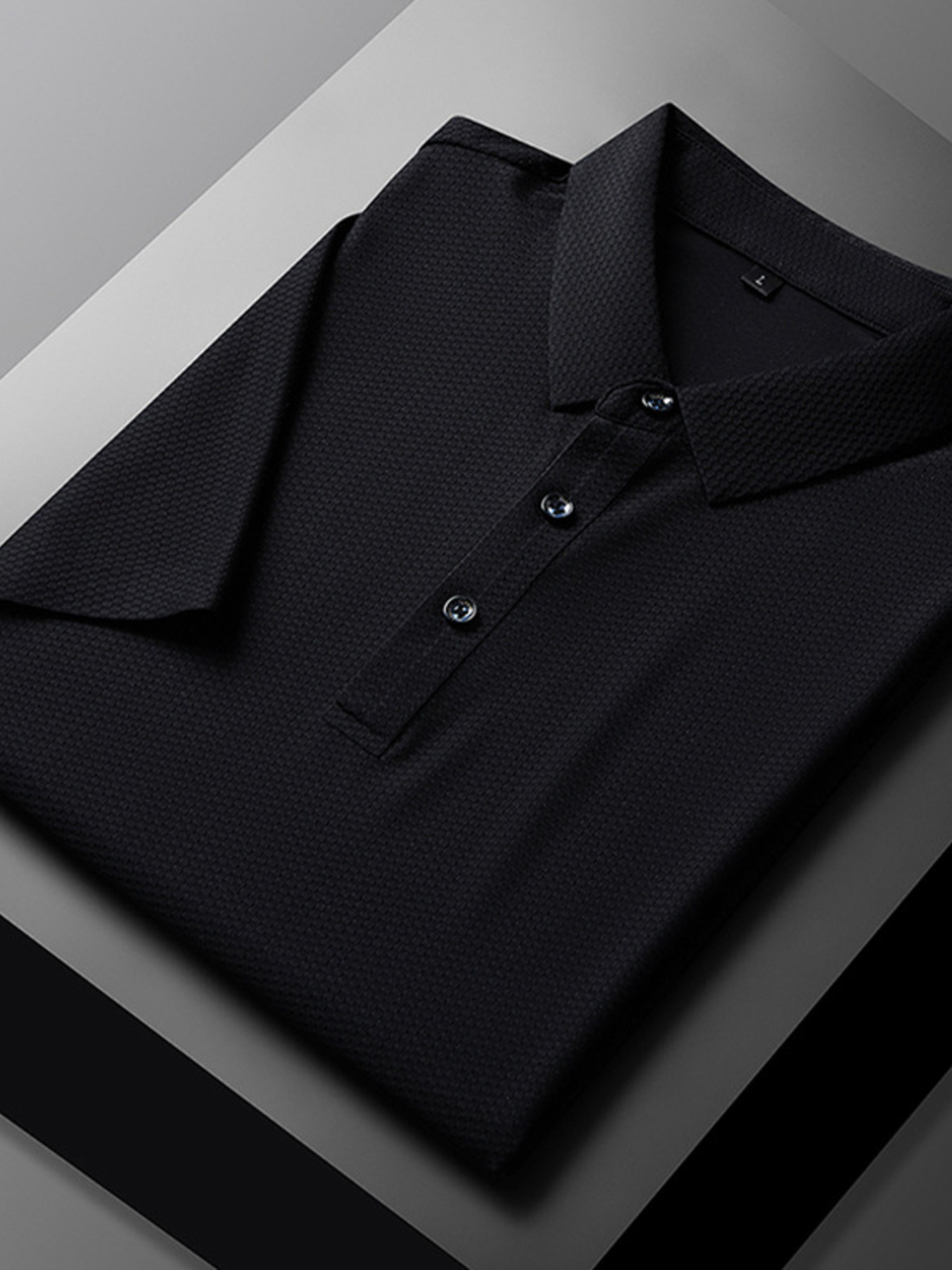 Men's Plus Size Breathable Short Sleeve Polo Shirt