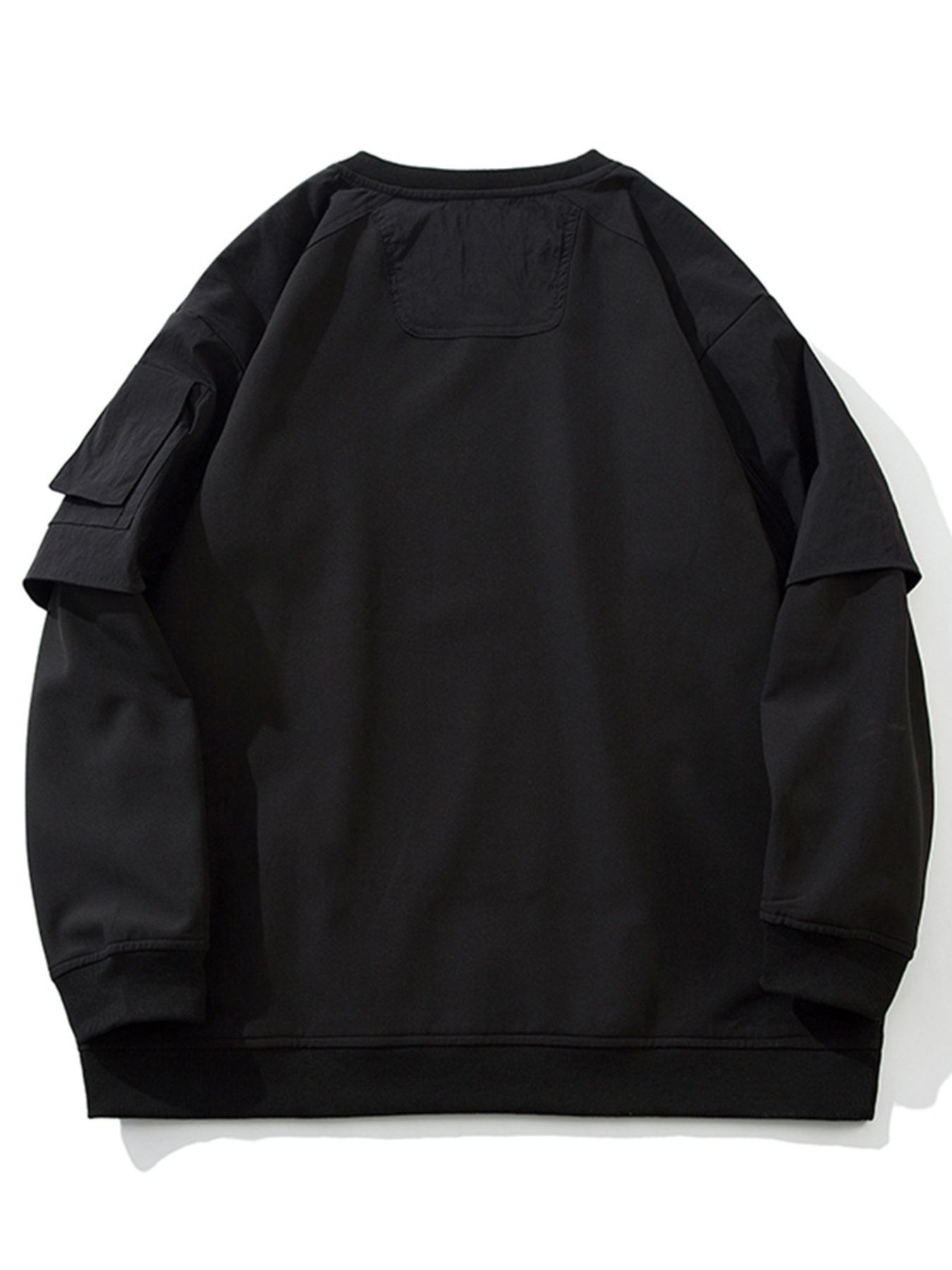 Men's Plus Size Oversized Layered Sleeve Sweatshirt